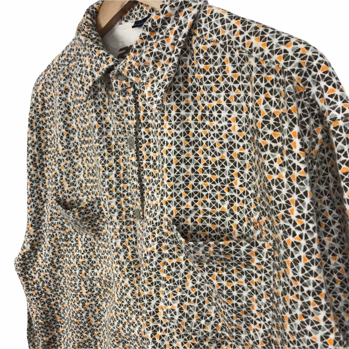 Rusty RUSTY USA SURF Surfing Diamond Overprint Shirt Size US M / EU 48-50 / 2 - 5 Thumbnail