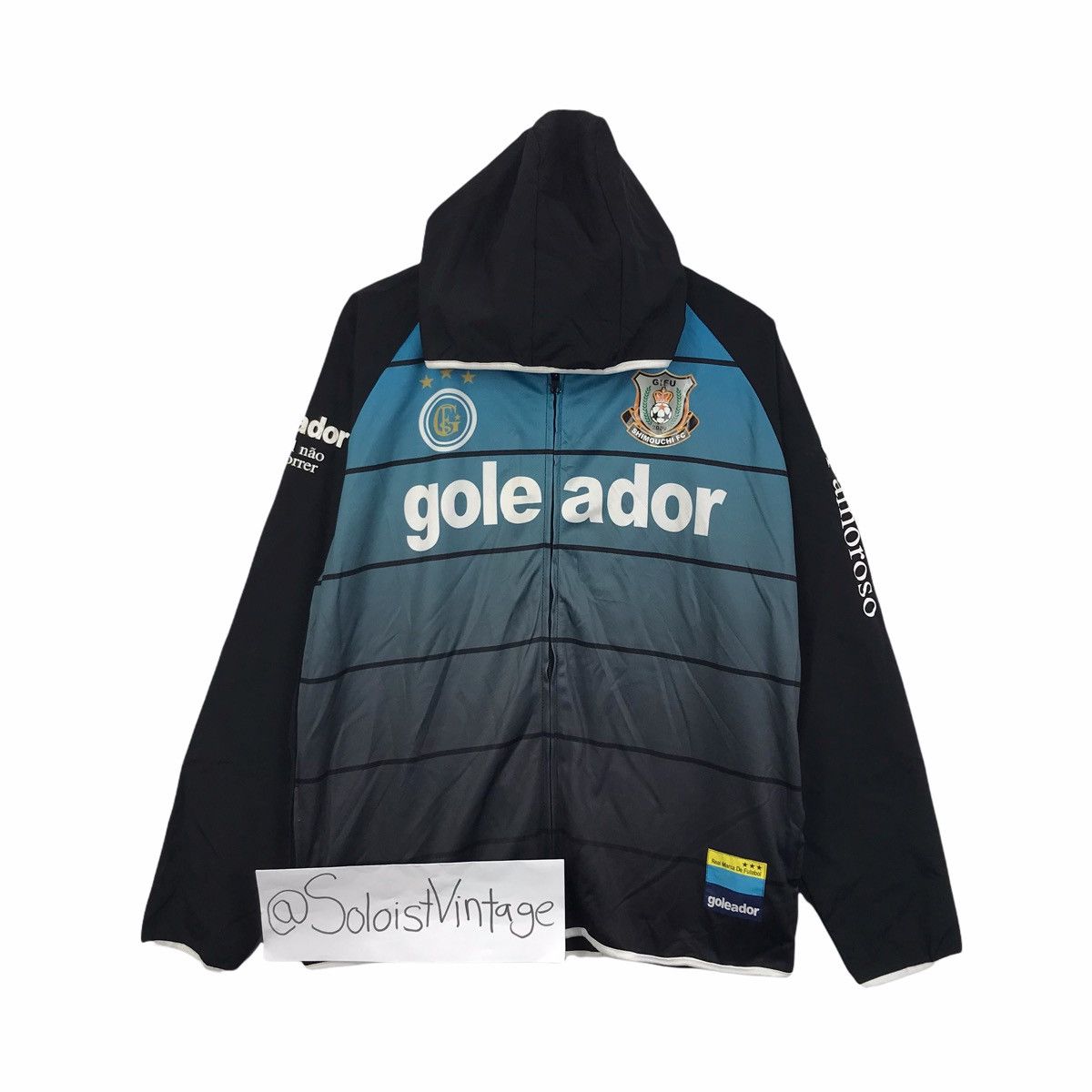 Vintage GHIMOUCHI FC GOLEADOR Football Sport Black Hoodie Size US XL / EU 56 / 4 - 1 Thumbnail