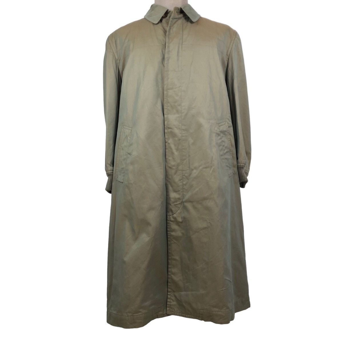 Comme des Garcons Vintage 90s Comme Des Garcons Homme Khaki Sphere Car Coat Size US L / EU 52-54 / 3 - 3 Thumbnail