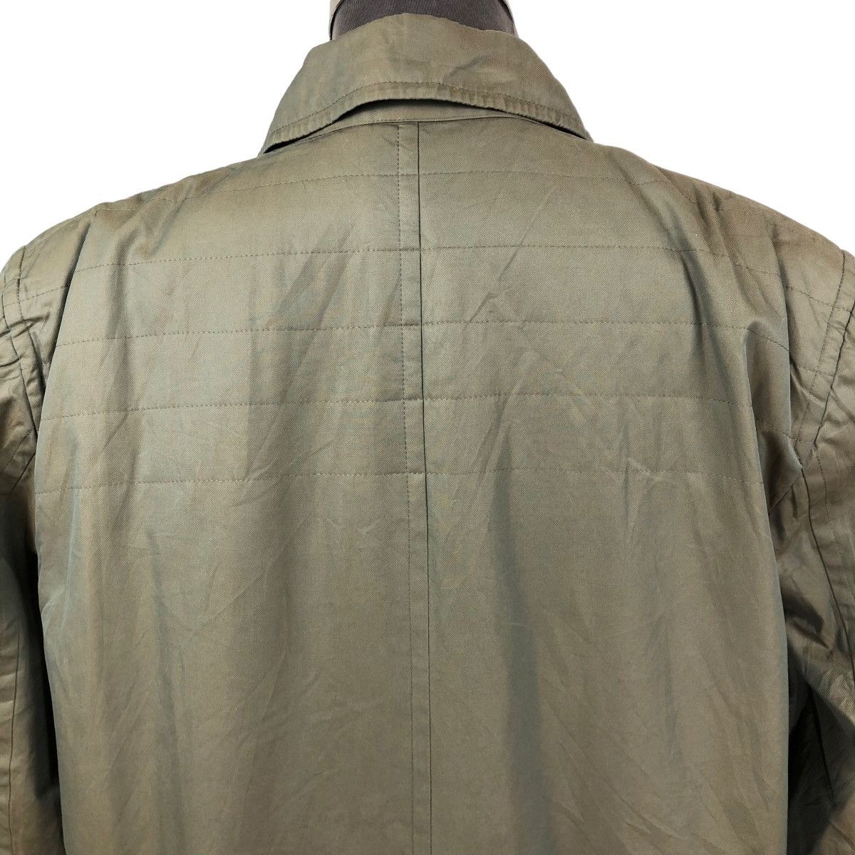 Comme des Garcons Vintage 90s Comme Des Garcons Homme Khaki Sphere Car Coat Size US L / EU 52-54 / 3 - 20 Thumbnail