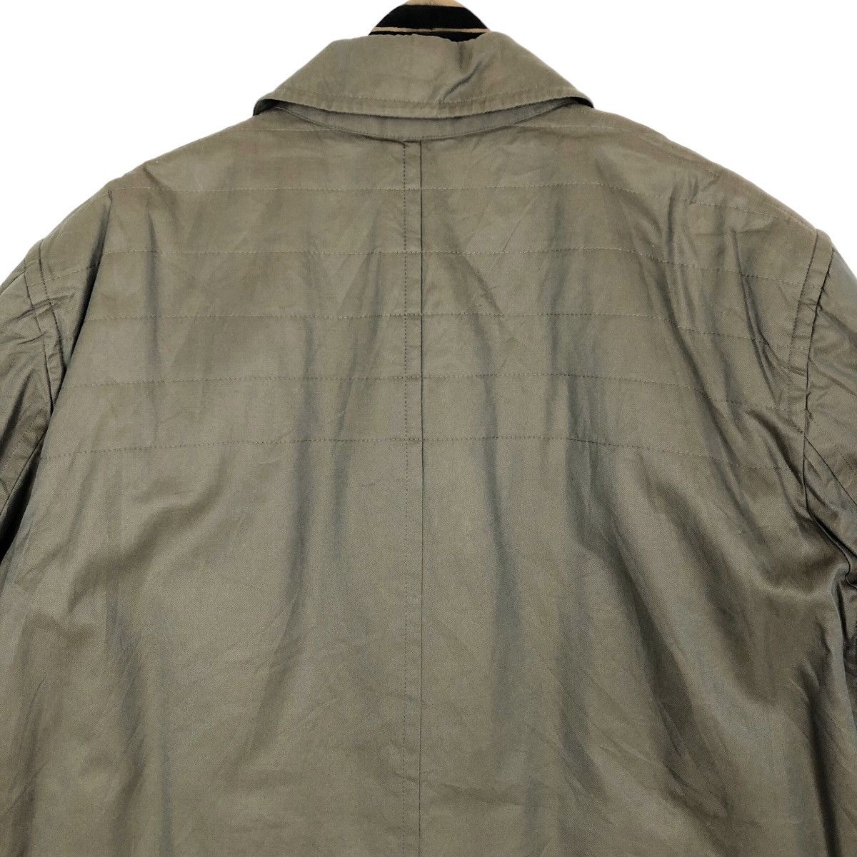 Comme des Garcons Vintage 90s Comme Des Garcons Homme Khaki Sphere Car Coat Size US L / EU 52-54 / 3 - 22 Thumbnail
