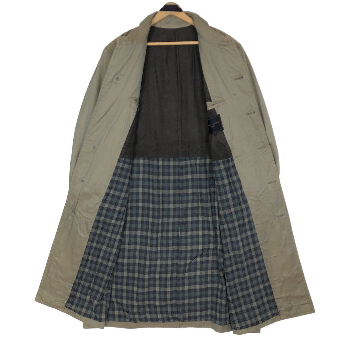 Comme des Garcons Vintage 90s Comme Des Garcons Homme Khaki Sphere Car Coat Size US L / EU 52-54 / 3 - 11 Thumbnail