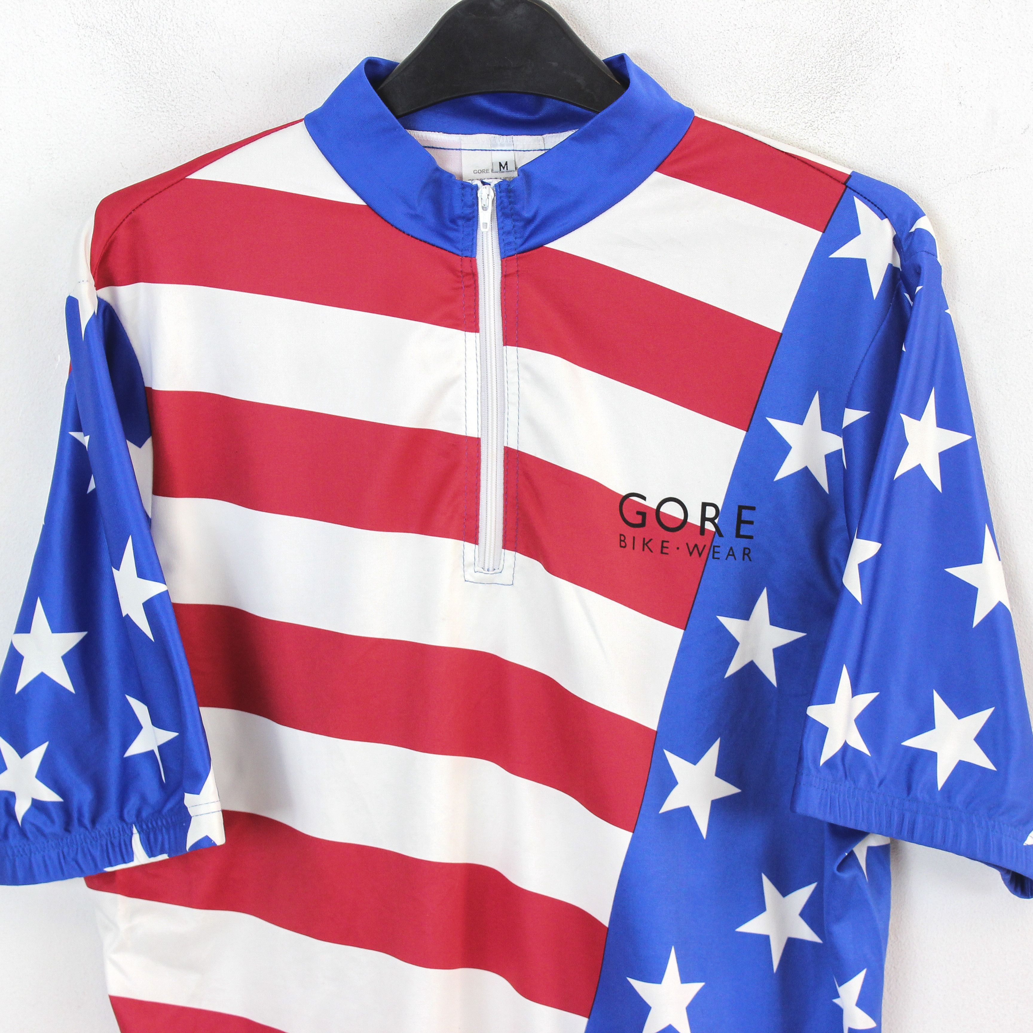GOREWEAR C04 Men M United States Cycling Jersey Shirt USA Flag Racing Size US M / EU 48-50 / 2 - 2 Thumbnail