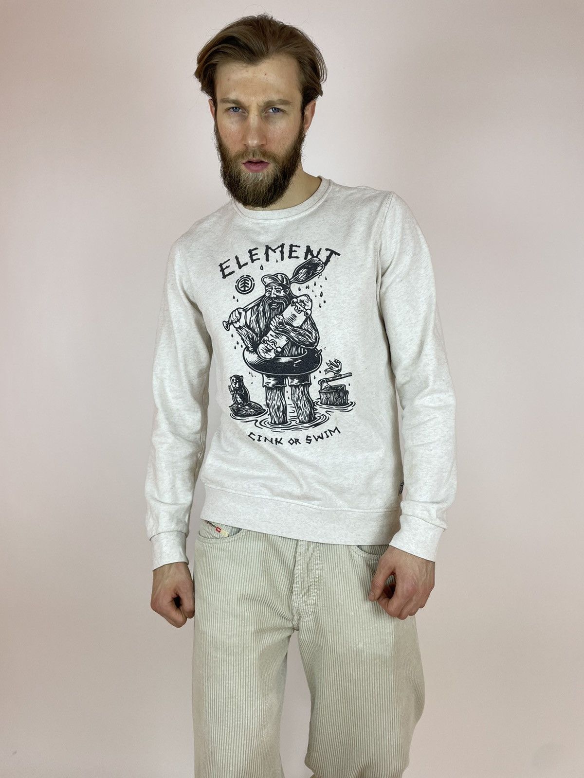 Element ELEMENT TIMBER Sweatshirt long sleeve skateboarding style Size US L / EU 52-54 / 3 - 9 Thumbnail
