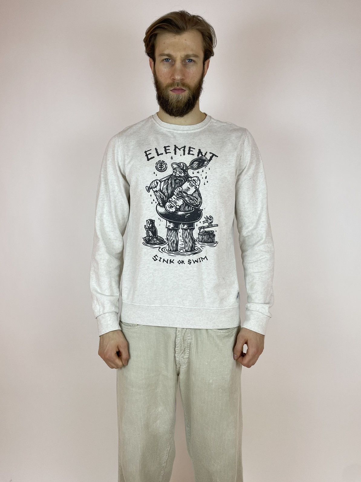 Element ELEMENT TIMBER Sweatshirt long sleeve skateboarding style Size US L / EU 52-54 / 3 - 4 Thumbnail