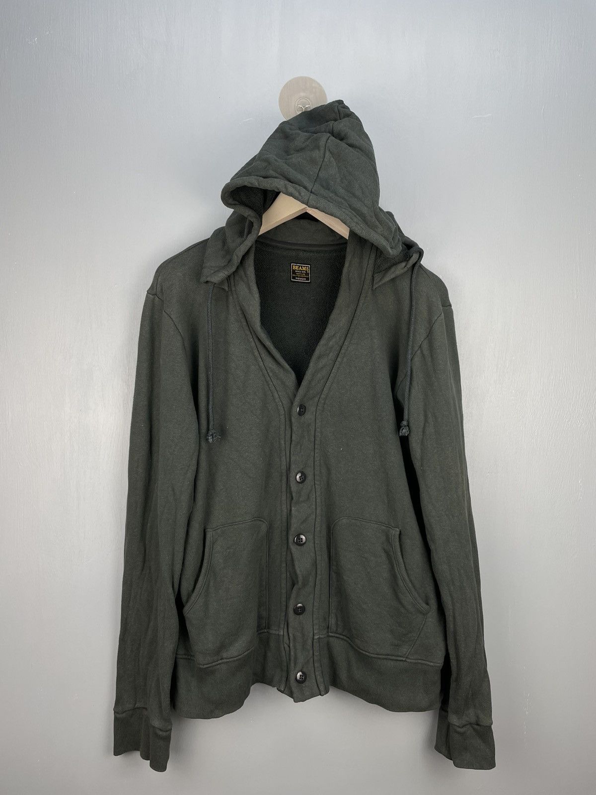Beams Plus Beams button up hoodie Size US M / EU 48-50 / 2 - 1 Thumbnail