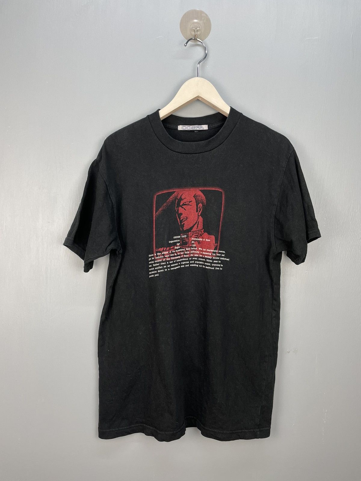 Cartoon Network Vintage Y2K Gihren Zabi Mobile Suit Gundam Cospa t shirt Size US L / EU 52-54 / 3 - 1 Thumbnail