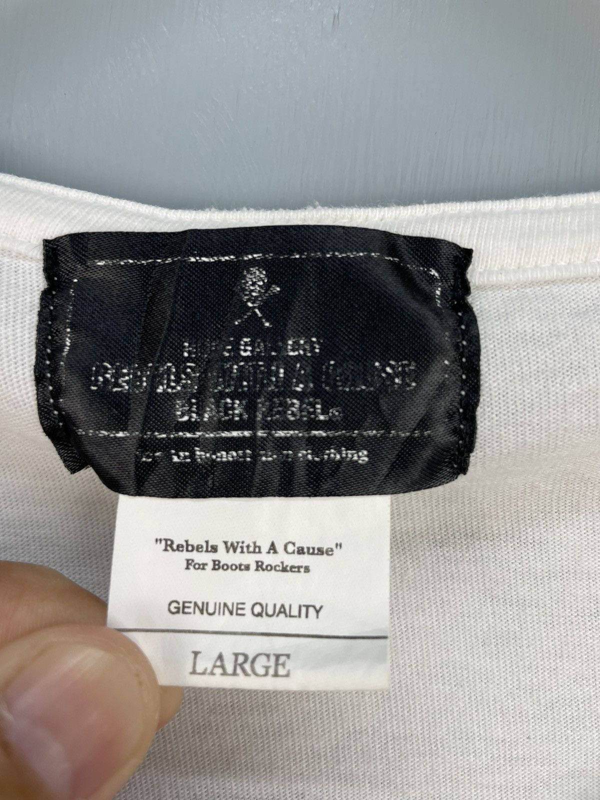 Japanese Brand Rude Gallery Black Rebel punk design t shirt Size US L / EU 52-54 / 3 - 6 Thumbnail