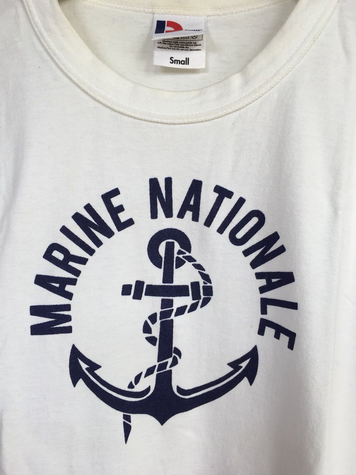 Denime Denime T Shirt Marine Nationale Size US S / EU 44-46 / 1 - 3 Thumbnail