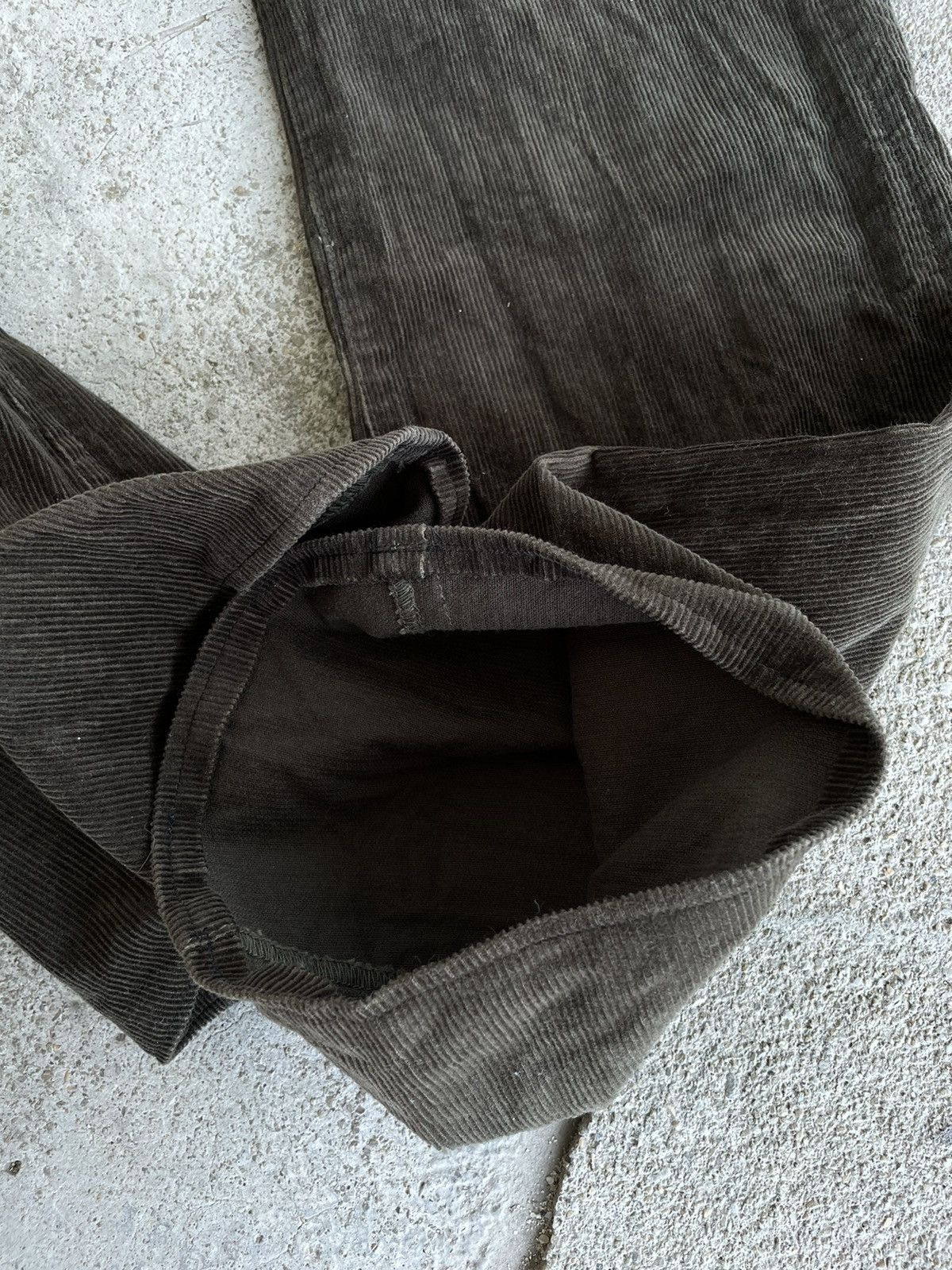 Japanese Brand Lazy Bones corduroy bootcut flare smile pocket pant Size US 31 - 9 Thumbnail