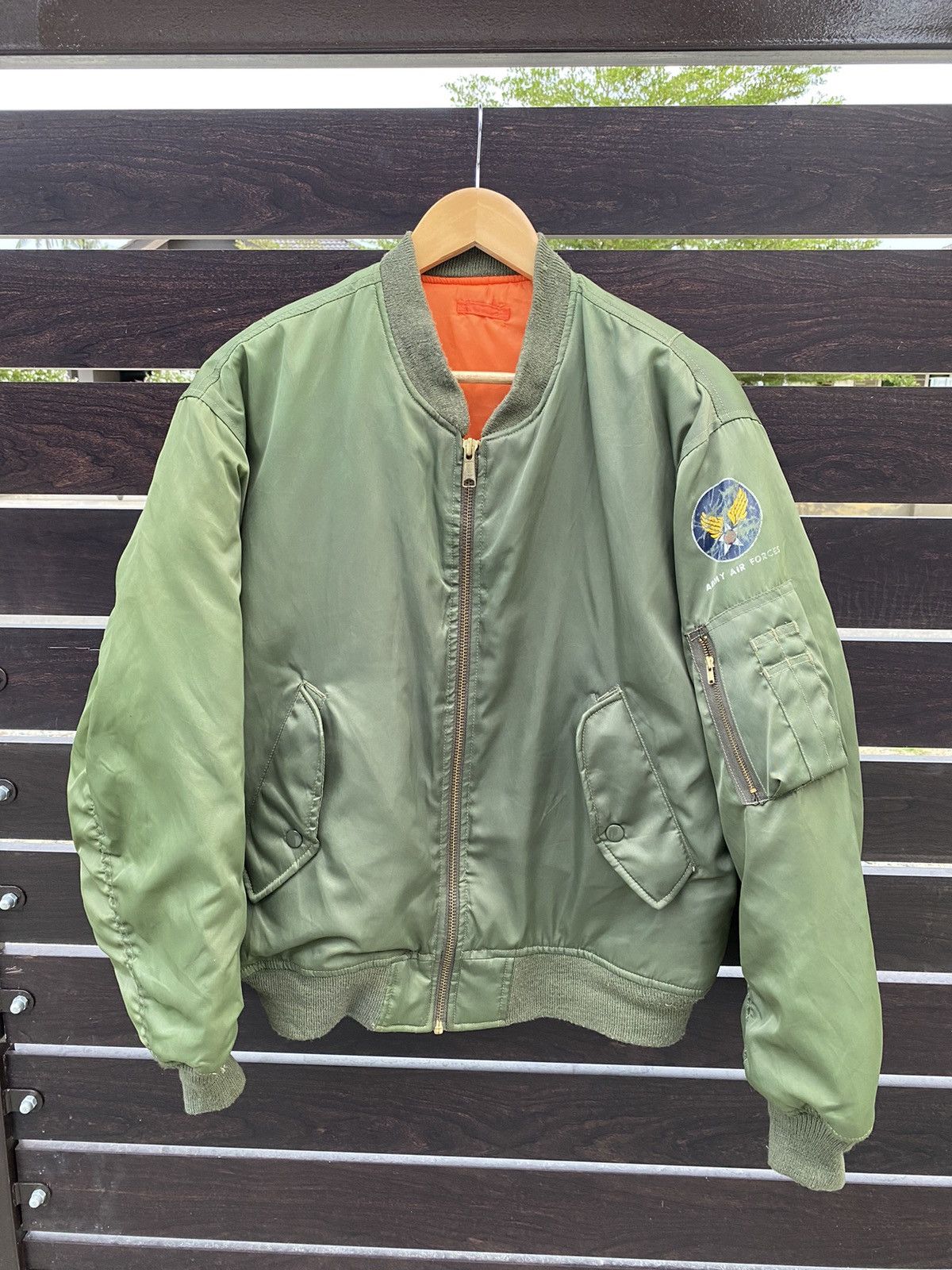 Vintage Vintage MA-1 US Air Force Bomber Jacket Size US L / EU 52-54 / 3 - 2 Thumbnail
