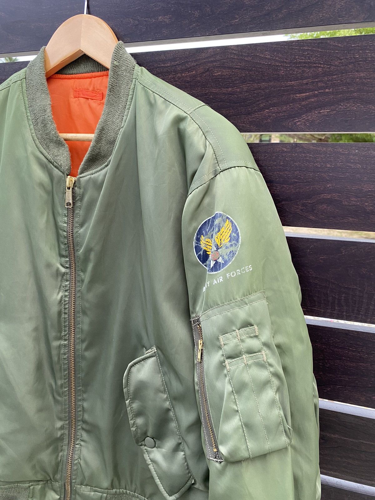 Vintage Vintage MA-1 US Air Force Bomber Jacket Size US L / EU 52-54 / 3 - 4 Thumbnail