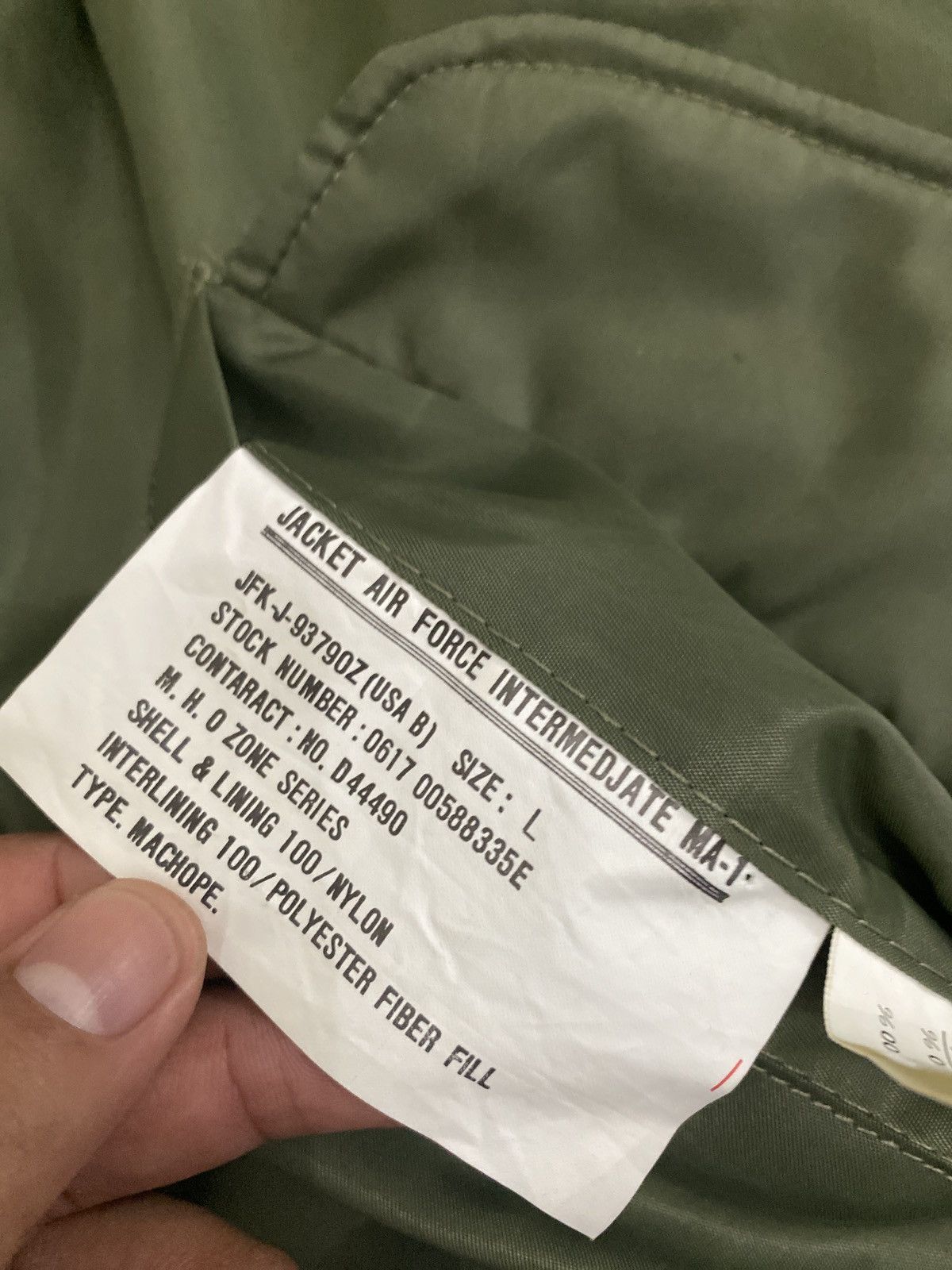 Vintage Vintage MA-1 US Air Force Bomber Jacket Size US L / EU 52-54 / 3 - 13 Thumbnail