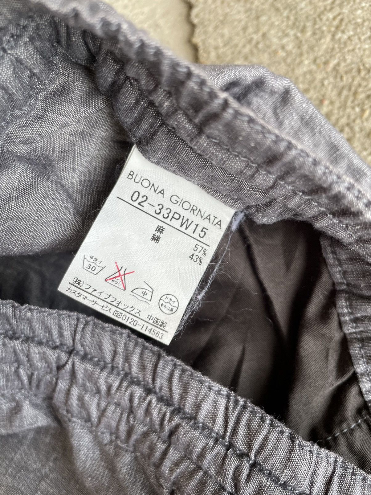 Japanese Brand Buona Giornata pants Size US 31 - 7 Thumbnail