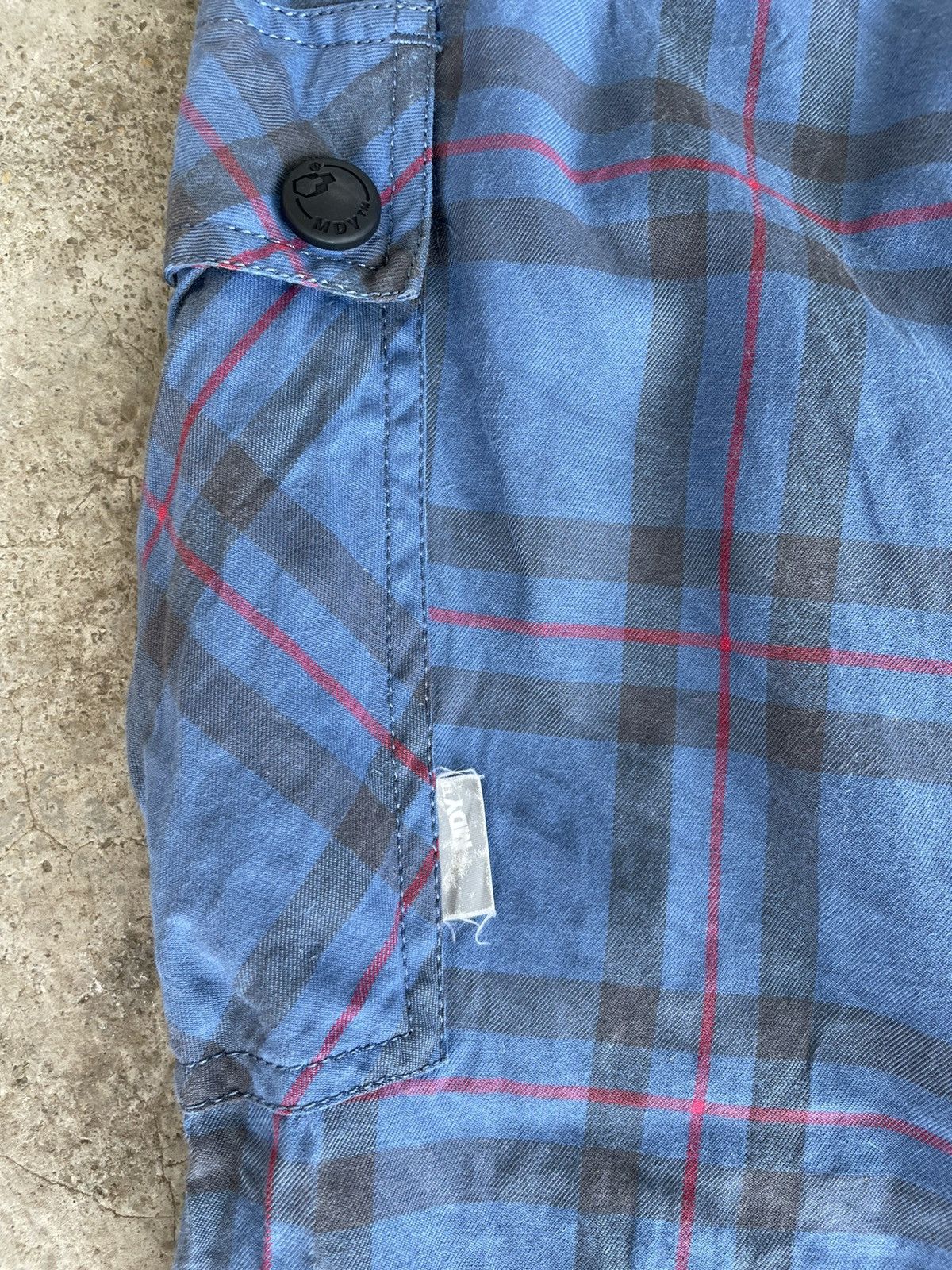 Japanese Brand MackDaddy checker cargo pants Johny Rotten design Size US 34 / EU 50 - 9 Thumbnail