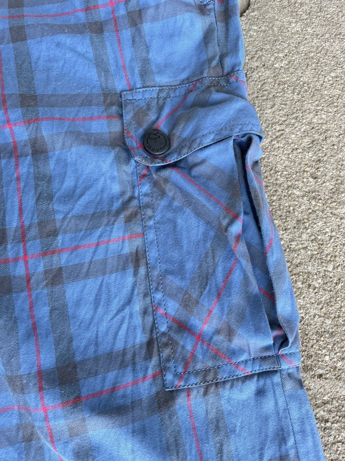 Japanese Brand MackDaddy checker cargo pants Johny Rotten design Size US 34 / EU 50 - 8 Thumbnail