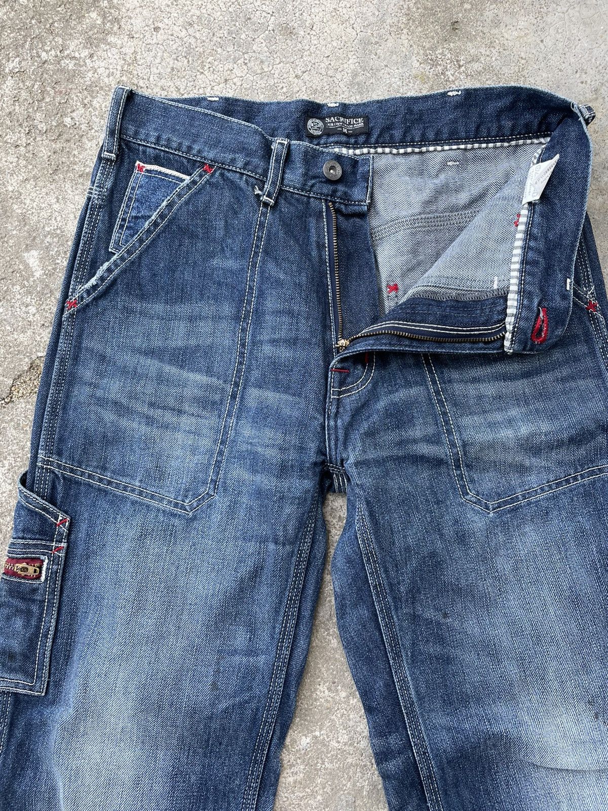 Japanese Brand Sacrifice Workers Denim Size US 30 / EU 46 - 4 Thumbnail