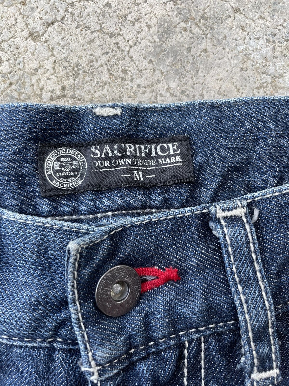 Japanese Brand Sacrifice Workers Denim Size US 30 / EU 46 - 8 Thumbnail