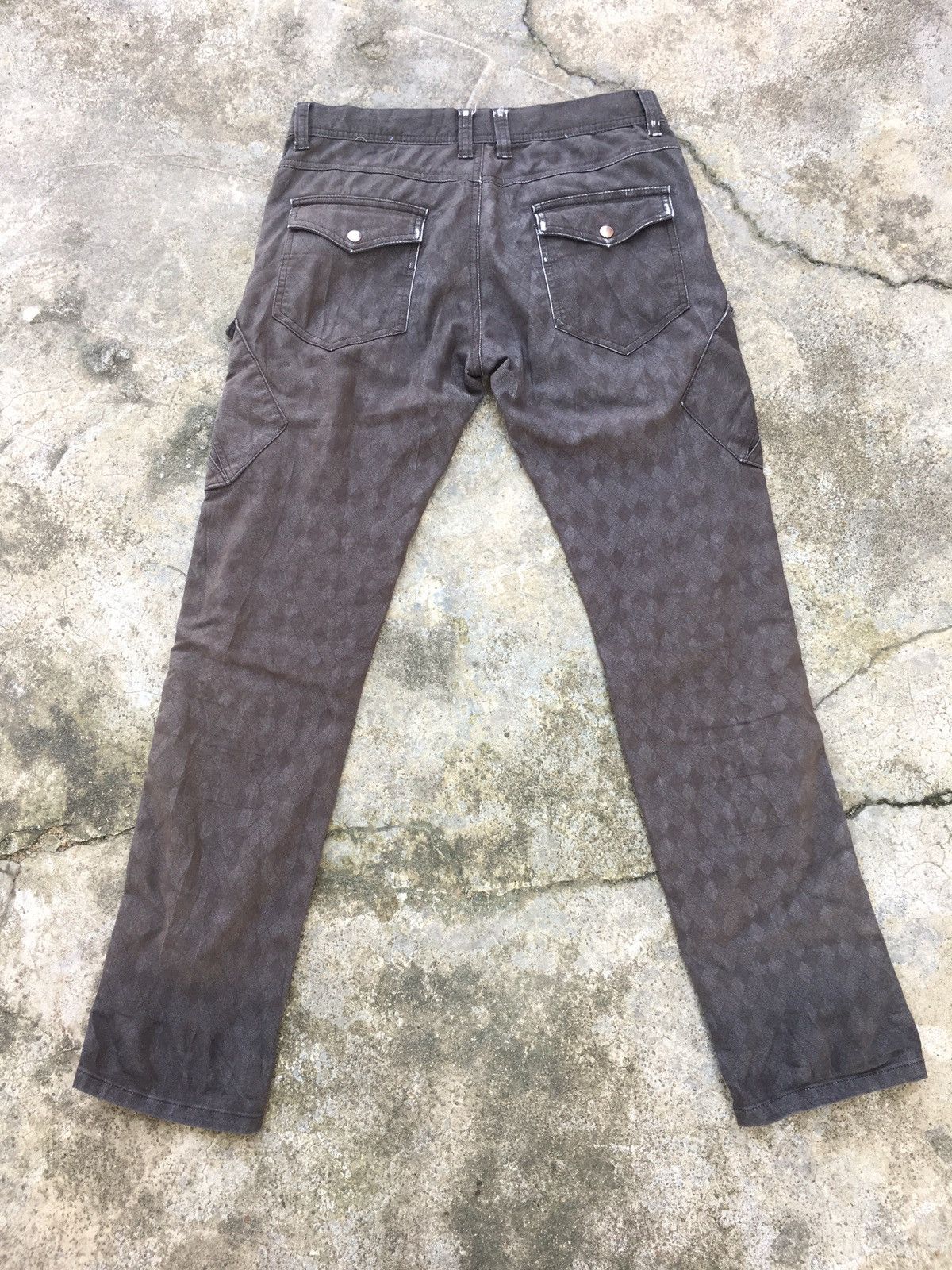 Japanese Brand Semantic Design Skinny 8 Pocket Design Pants Size US 32 / EU 48 - 2 Thumbnail