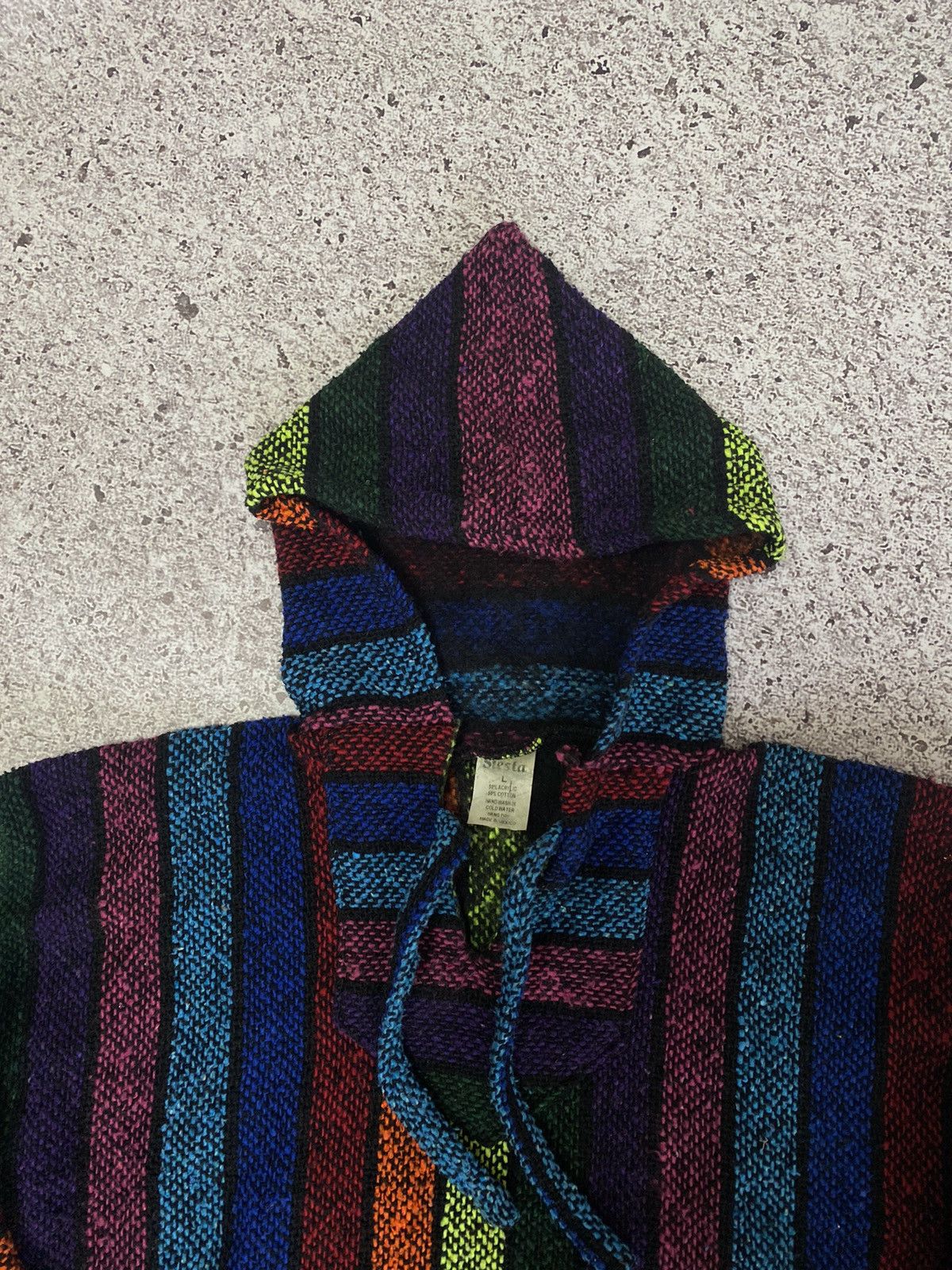 Japanese Brand × Vintage Vintage Siesta Baja Jerga Hoodie Hippie Jumper Hype Y2k Size US L / EU 52-54 / 3 - 10 Thumbnail