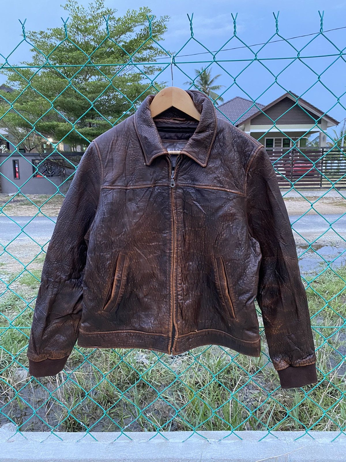 Vintage × Wilsons Leather Vintage Wilsons Leather Jacket Size US L / EU 52-54 / 3 - 2 Thumbnail