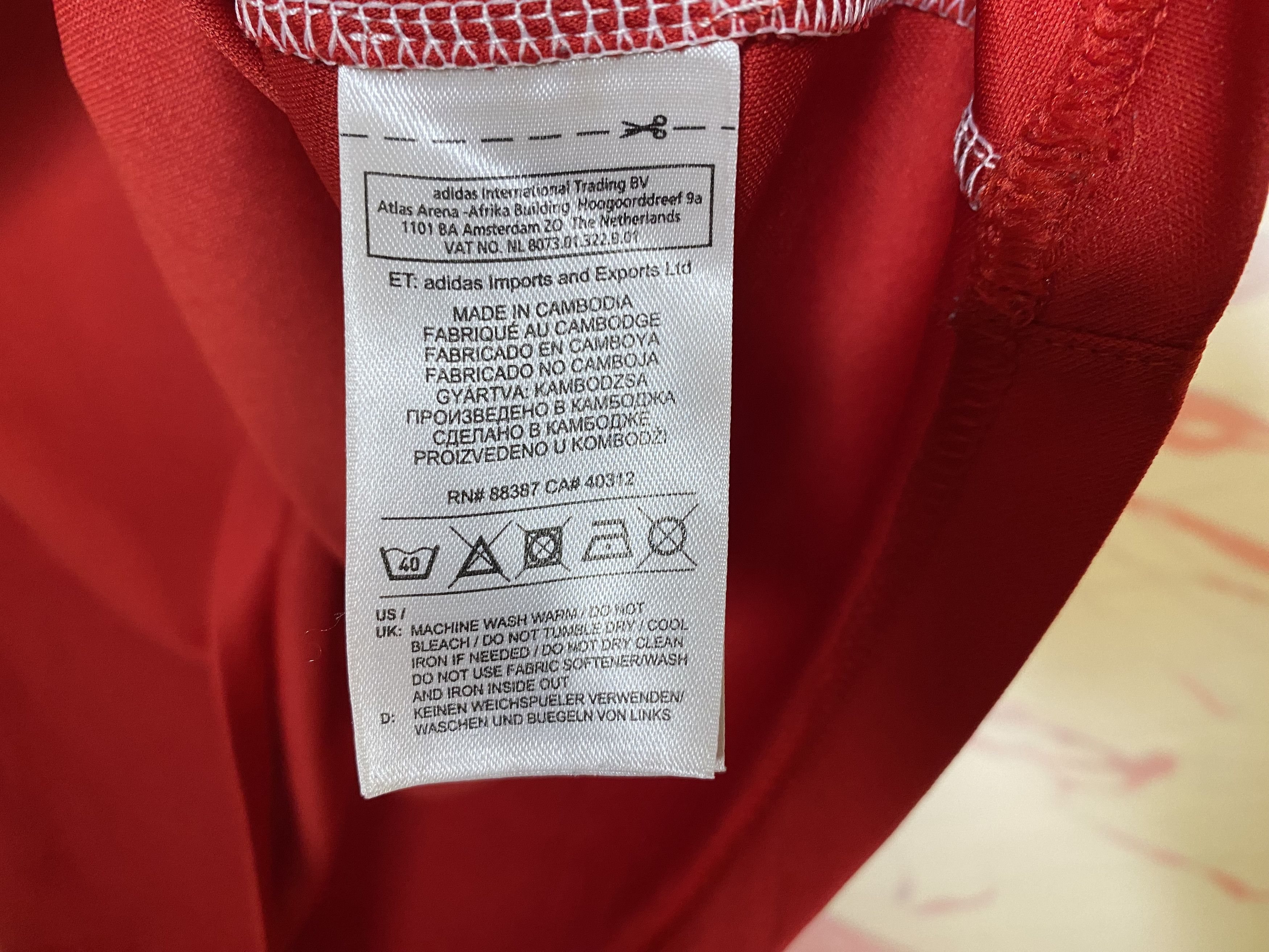 Adidas × UEFA MIDDLESBROUGH 2014 2015 TRAINING FOOTBALL SHIRT SOCCER Size US S / EU 44-46 / 1 - 7 Thumbnail
