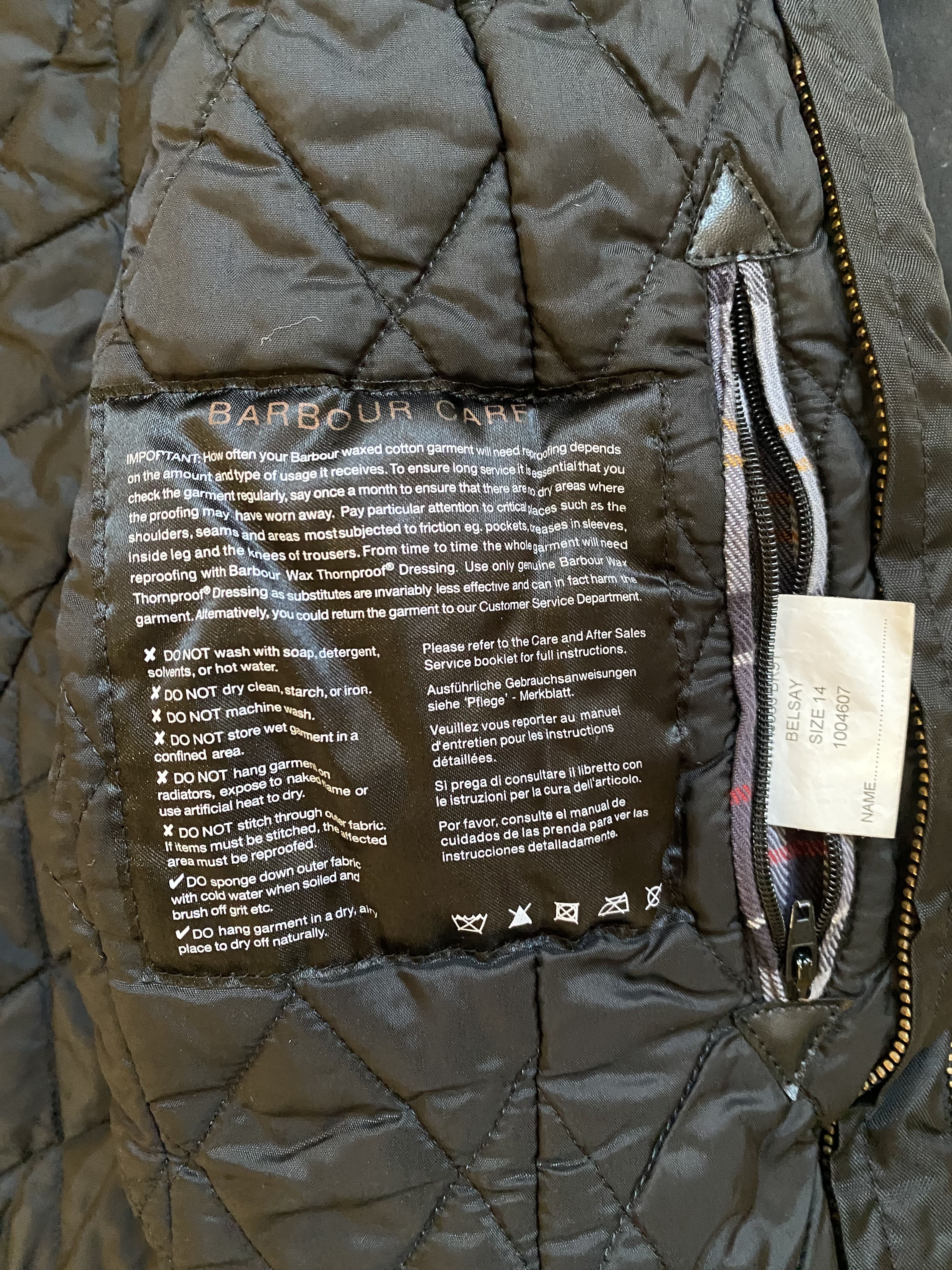 Barbour Barbour Belsay Waxed Jacket Size us 10 Size L / US 10 / IT 46 - 7 Thumbnail