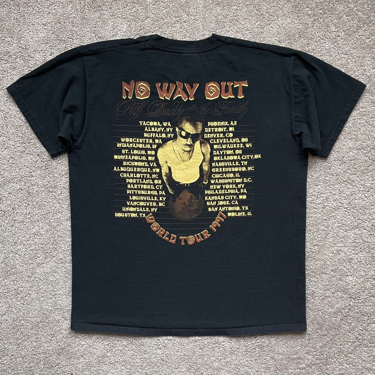 Rap Tees × Vintage Vintage 1997 Puff Daddy No Way Out Tour Shirt Rap Tee Size US XL / EU 56 / 4 - 4 Thumbnail