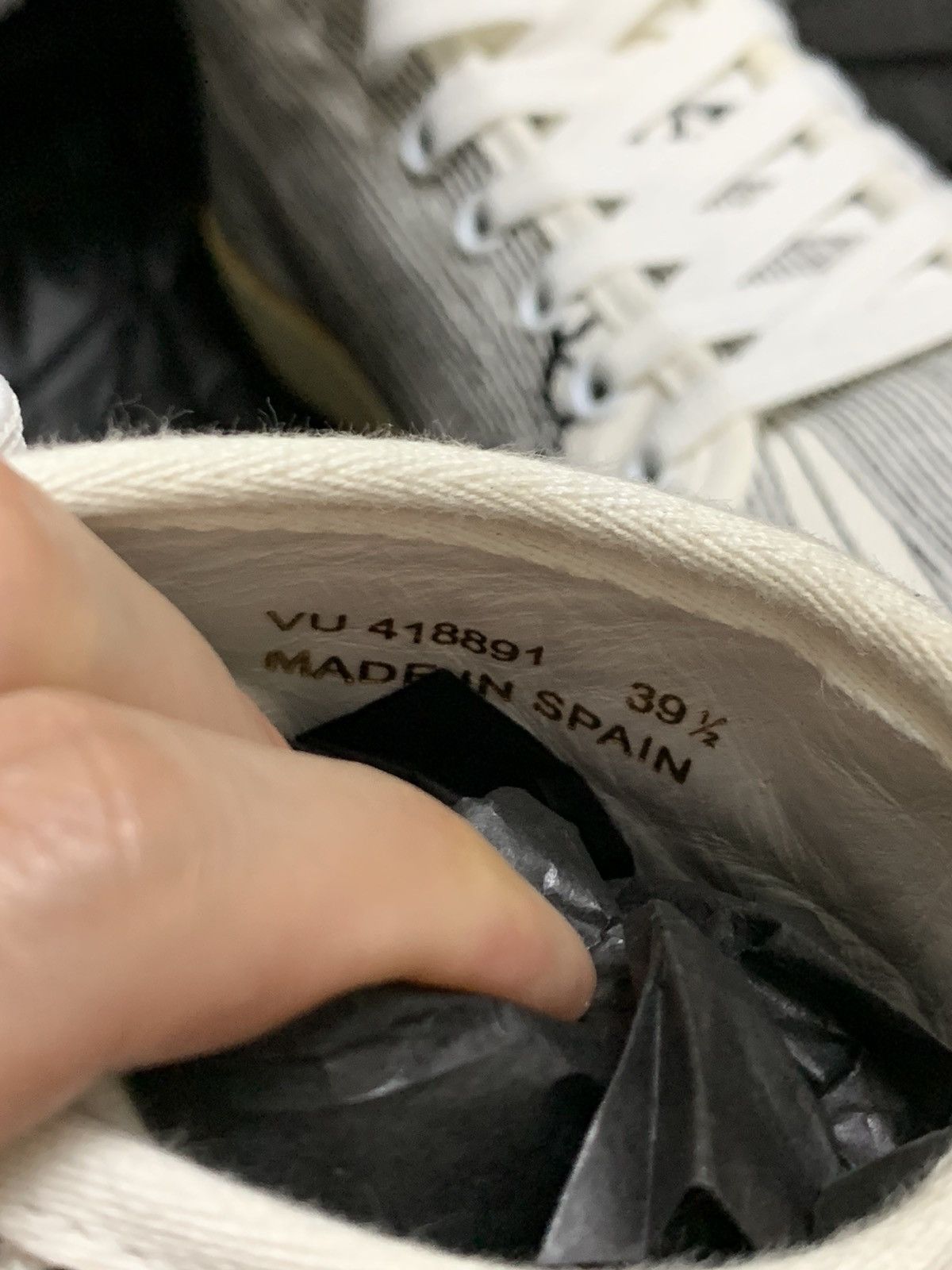 Saint Laurent Paris SL37 High Sneaker Canvas Offwhite BANG Size US 6.5 / EU 39-40 - 6 Thumbnail