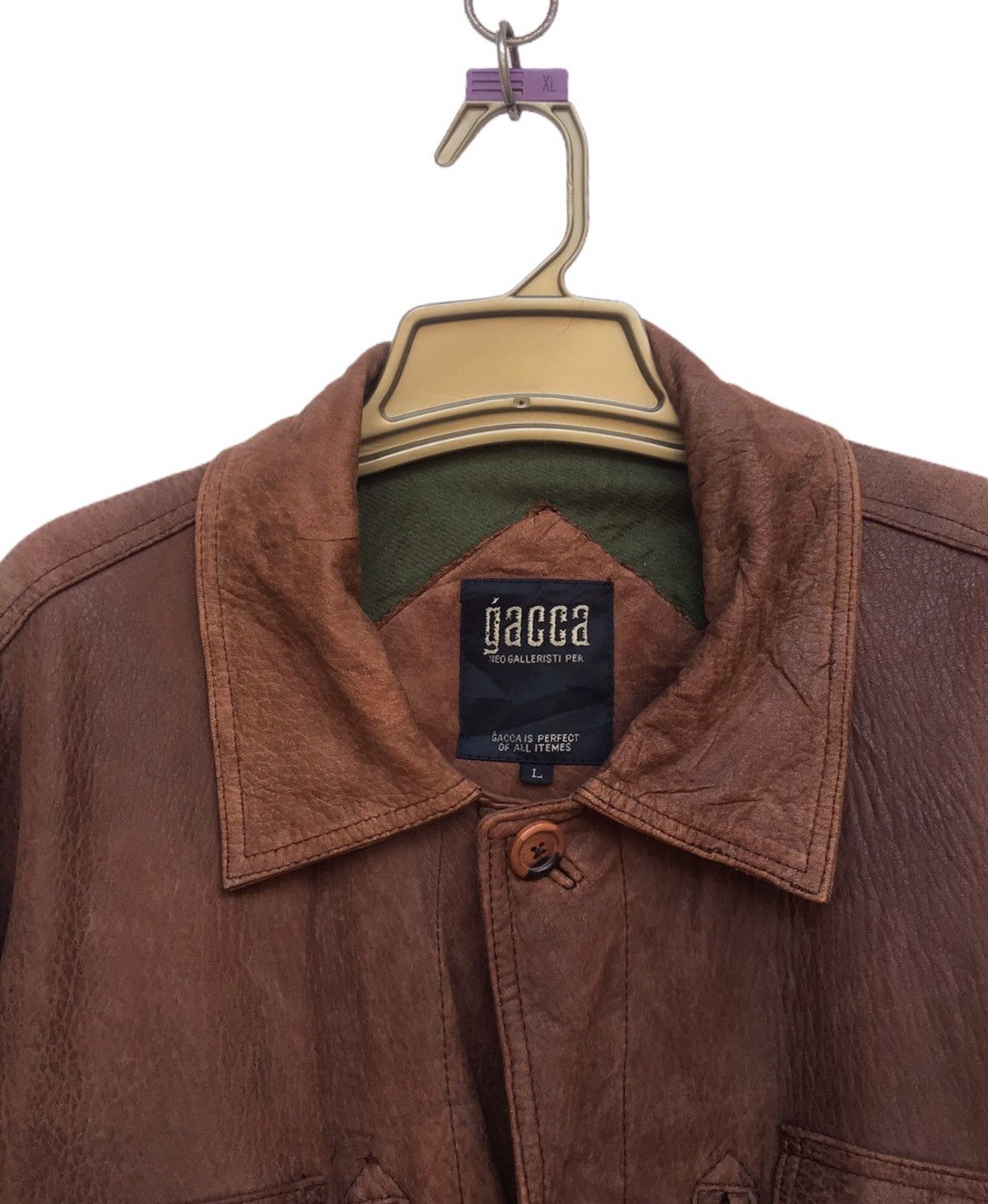 Vintage 🔥Gacca Faux Sheep Skin Multy Big Pocket Jacket Size US L / EU 52-54 / 3 - 5 Thumbnail
