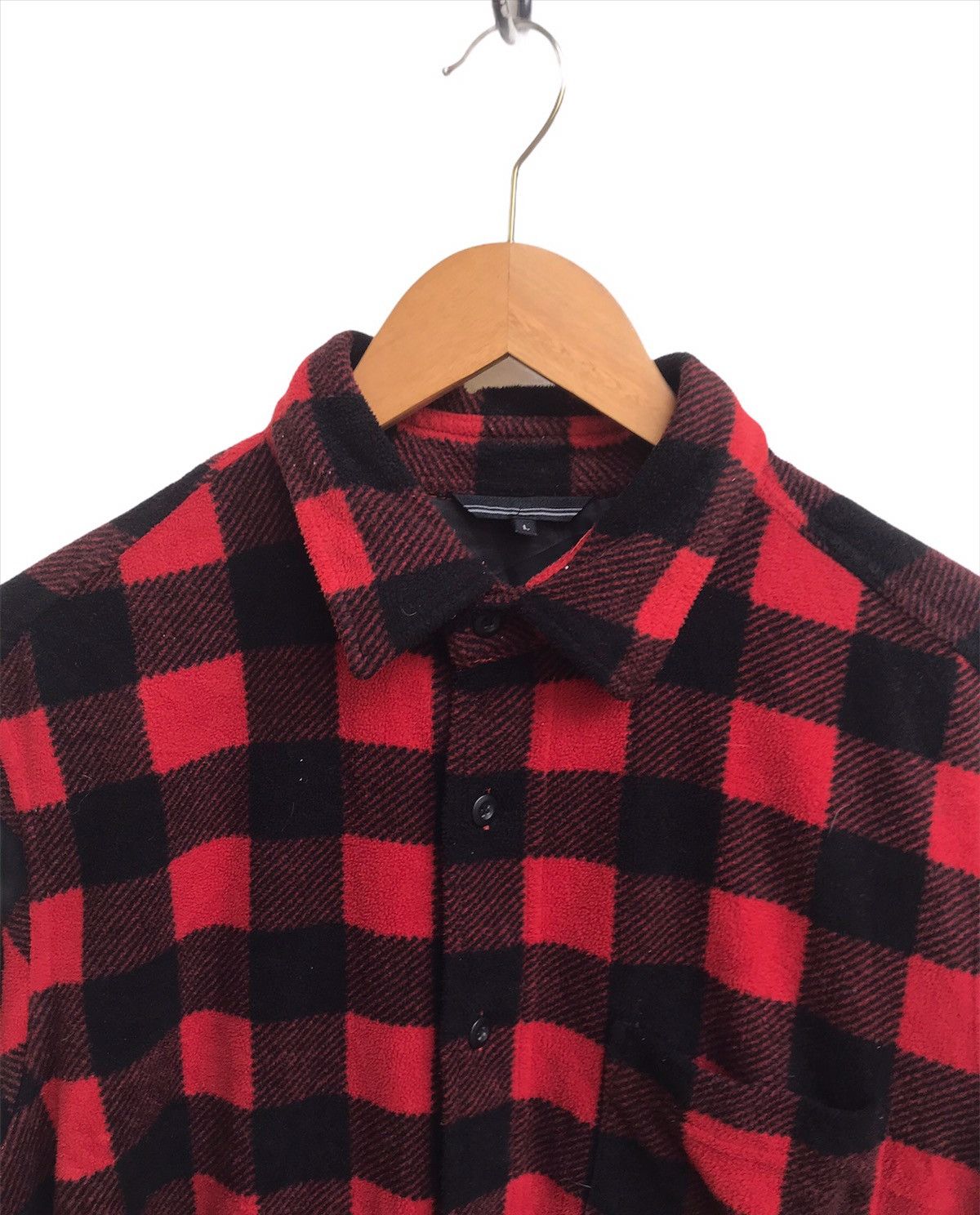 Uniqlo 🔥Uniqlo Fleece Button Check Jacket Size US M / EU 48-50 / 2 - 3 Thumbnail