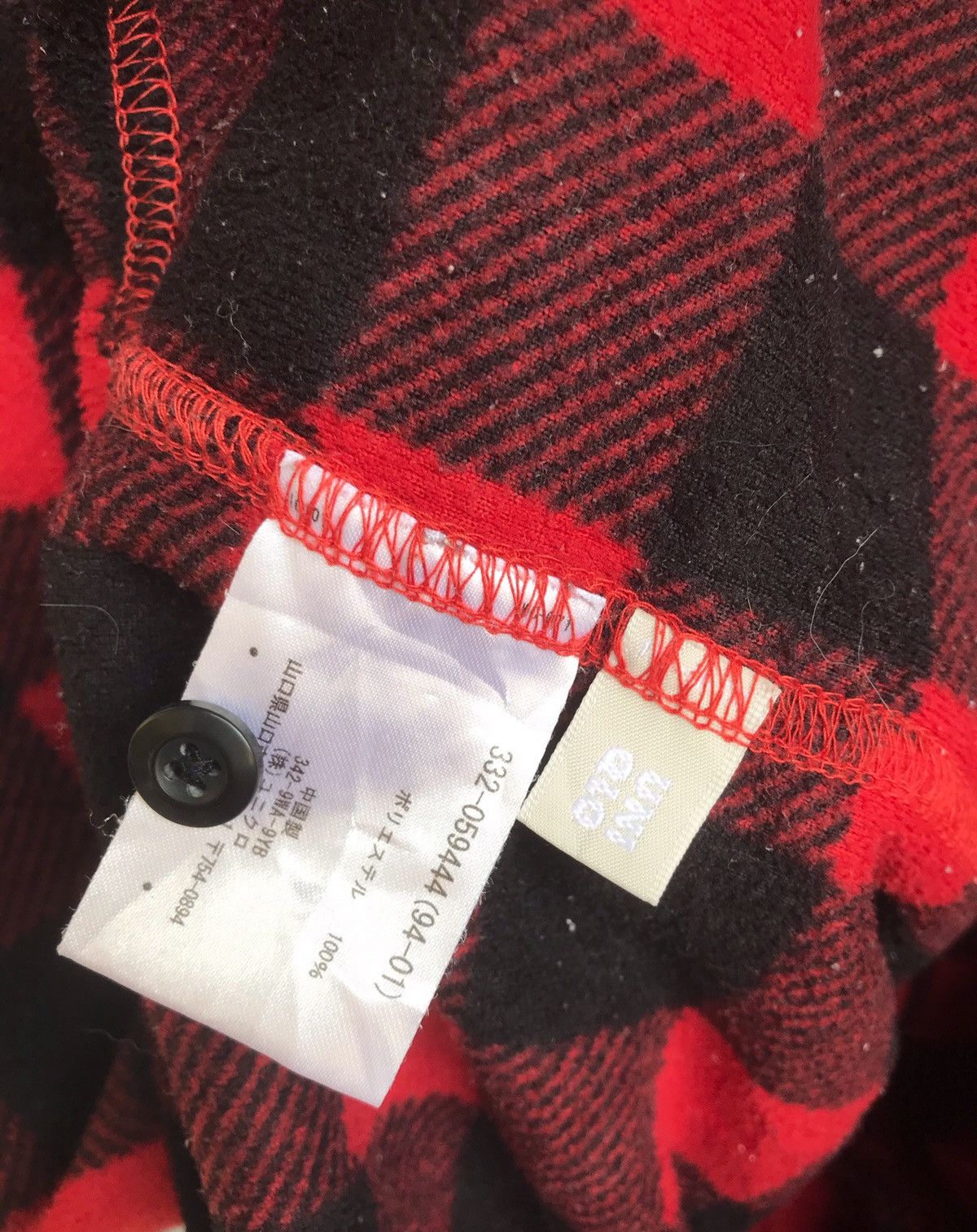 Uniqlo 🔥Uniqlo Fleece Button Check Jacket Size US M / EU 48-50 / 2 - 4 Thumbnail