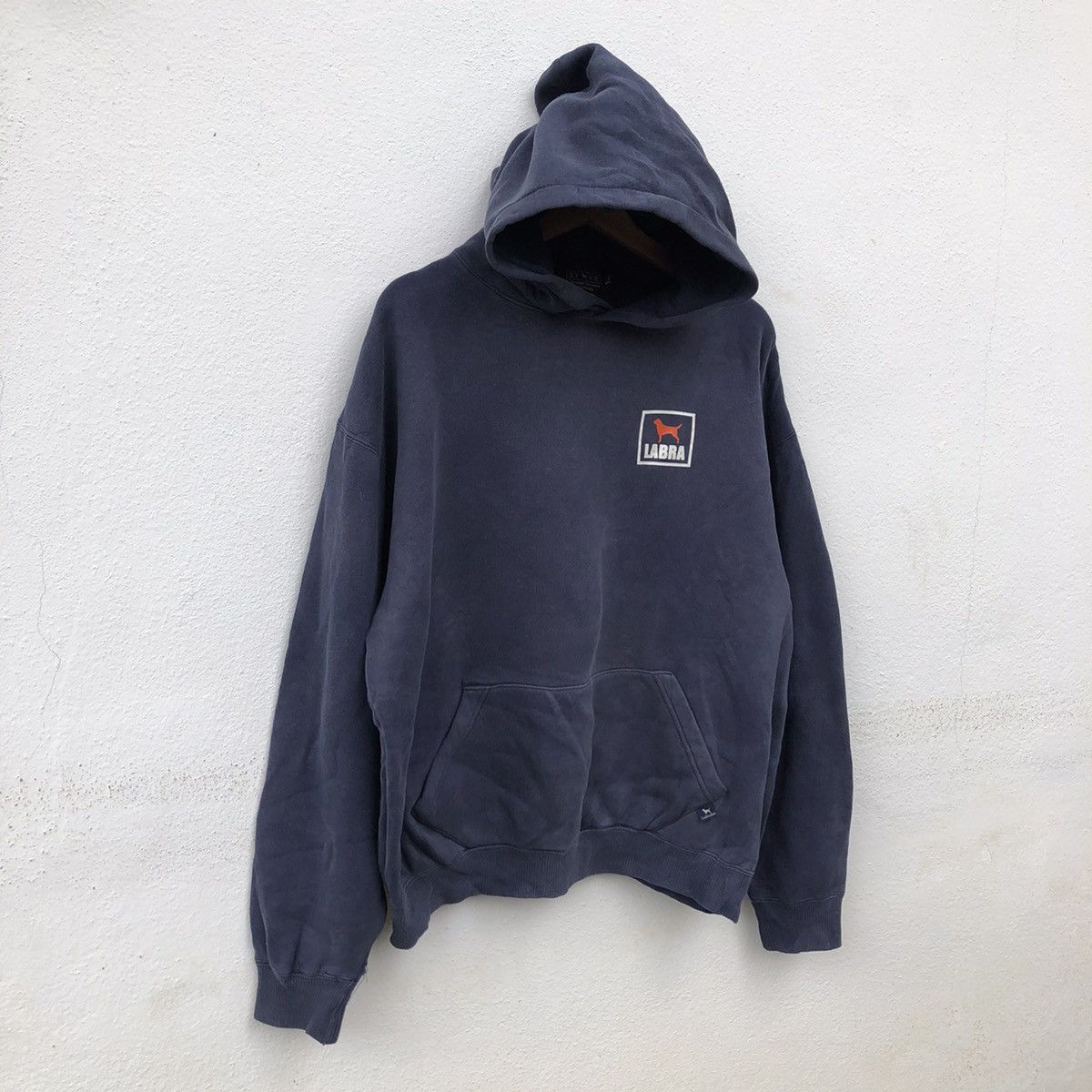 Japanese Brand LABRA HOODIE SWEATSHIRT BIG LOGO Size US L / EU 52-54 / 3 - 3 Thumbnail