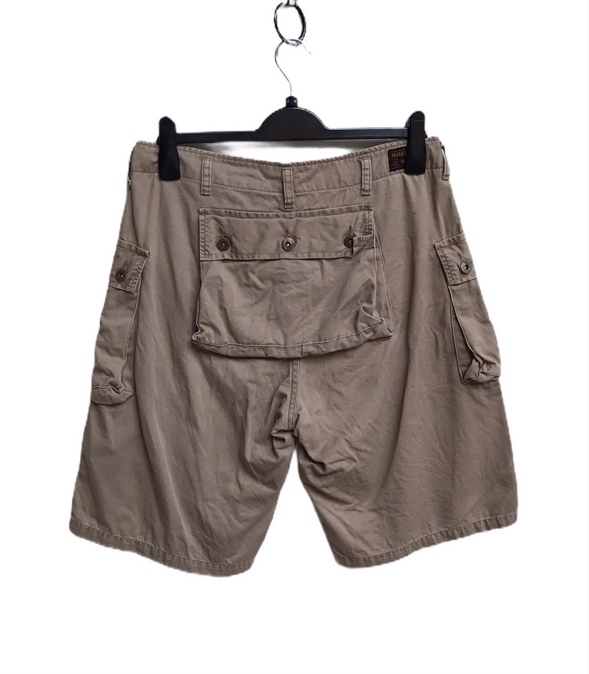 image of Military Wrangler Big Back Pocket Short Pants in Light Brown, Men's (Size 32)