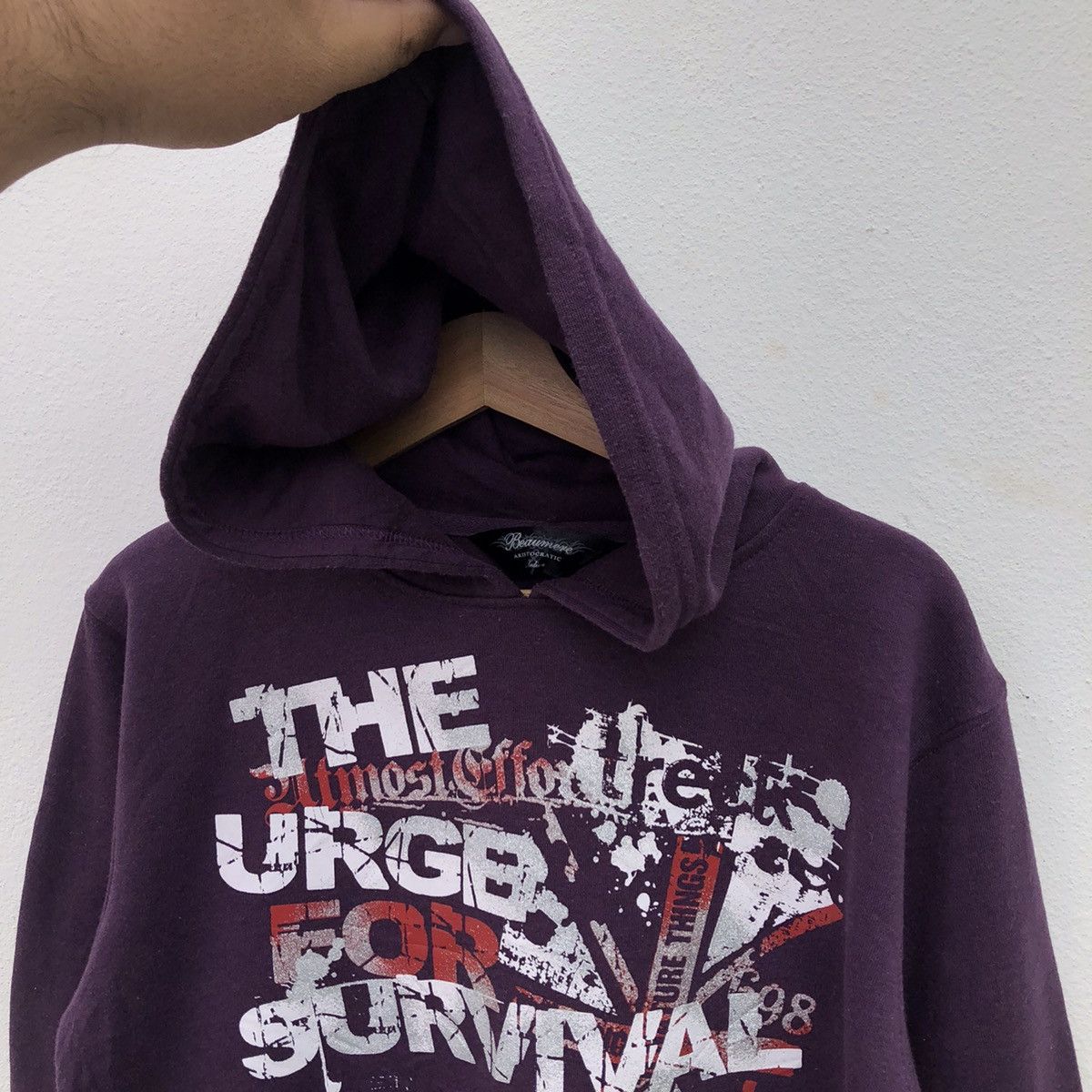 Japanese Brand ARISTOCRATIC BIG LOGO HOODIE INSPIRED BY SEXY DYNAMITE Size US M / EU 48-50 / 2 - 6 Thumbnail