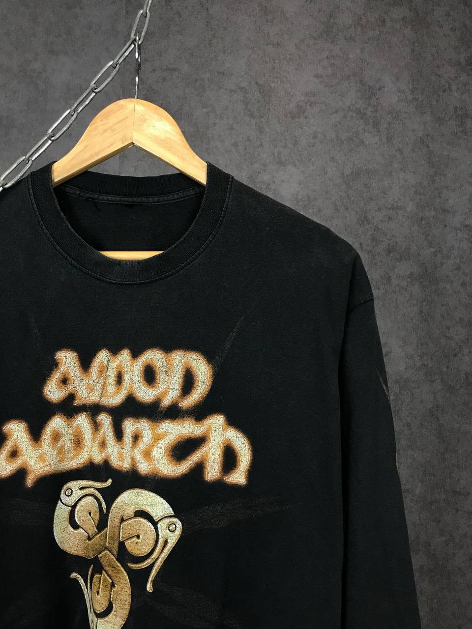 Band Tees × Vintage Amon Amarth vintage rock band overprinted longsleeve Size US S / EU 44-46 / 1 - 2 Thumbnail