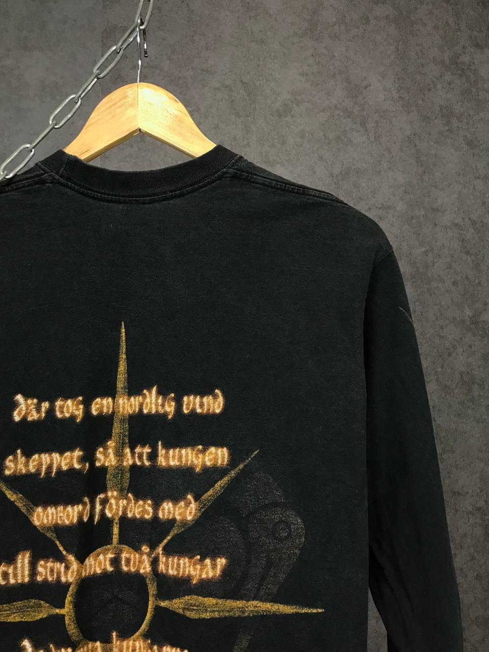 Band Tees × Vintage Amon Amarth vintage rock band overprinted longsleeve Size US S / EU 44-46 / 1 - 6 Thumbnail