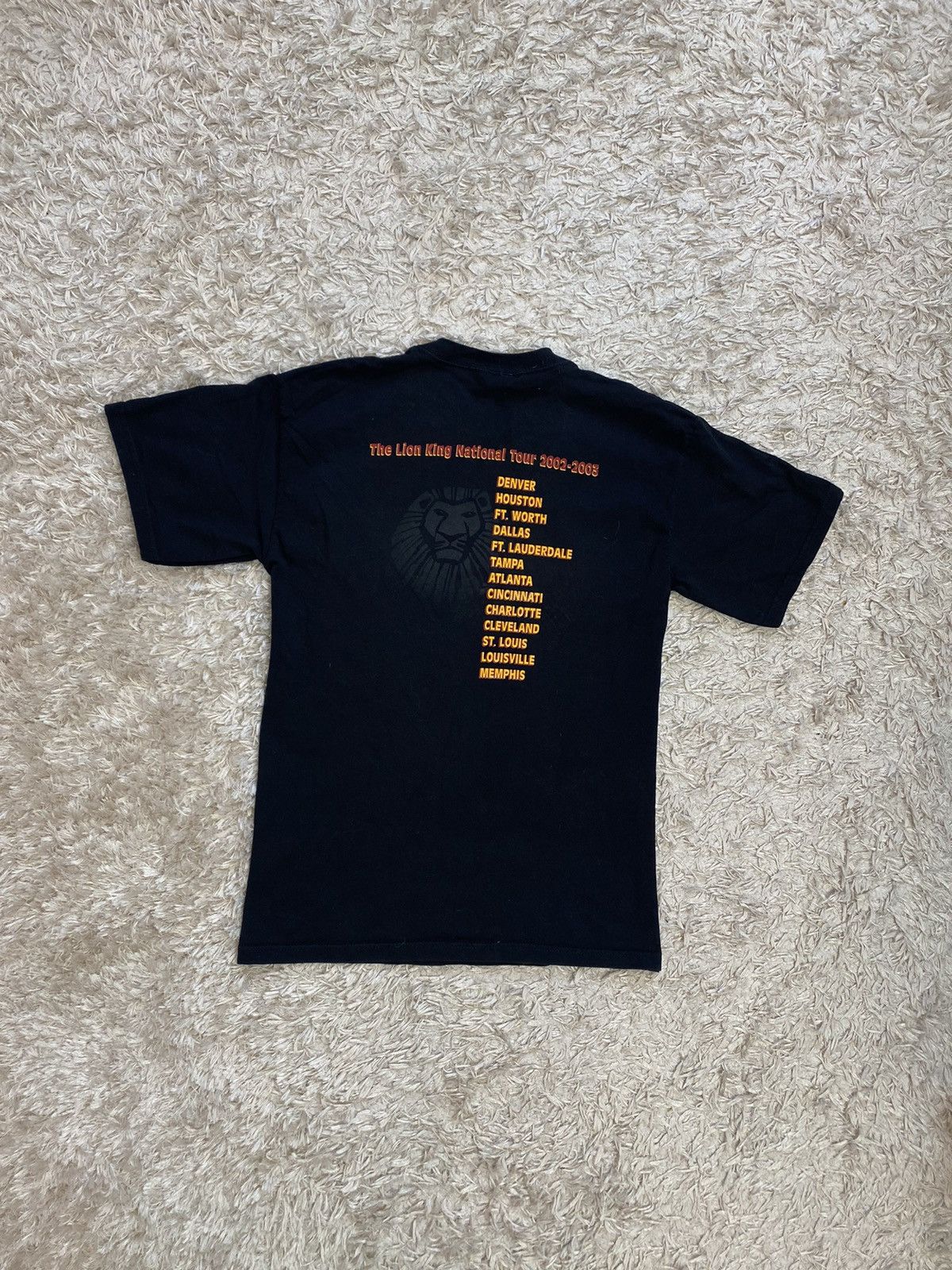 Band Tees × Disney × Vintage Disney the lion king the national tour 2002 - 2003 shirt Size US M / EU 48-50 / 2 - 6 Thumbnail