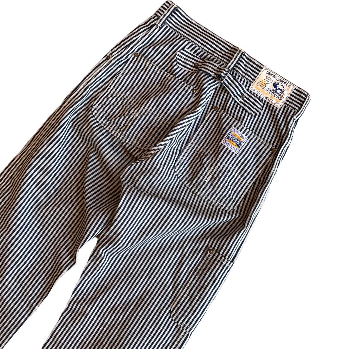Japanese Brand × Pherrow's Pherrows Hickory Stripe Pants Size US 28 / EU 44 - 4 Thumbnail