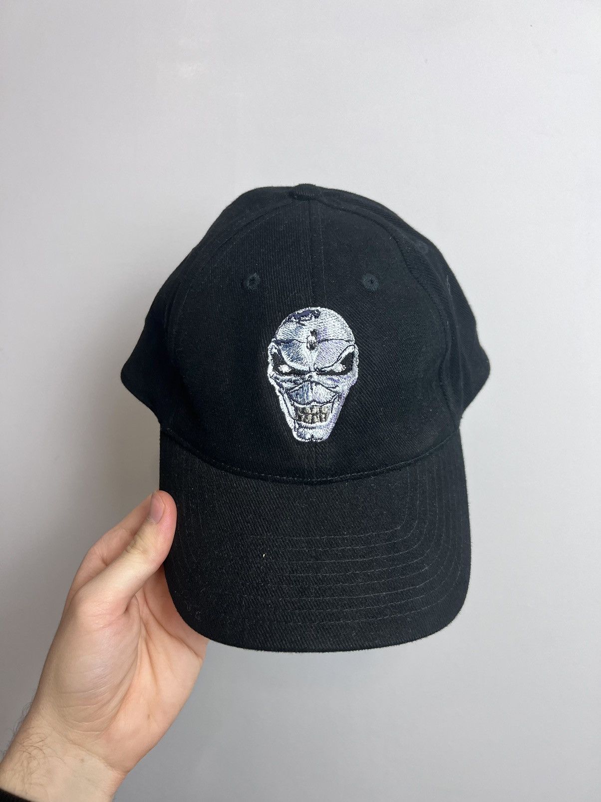 Band Tees Vintage 90s Iron Maiden Rock Metal Band Dad Cap Hat Grail Size ONE SIZE - 1 Thumbnail
