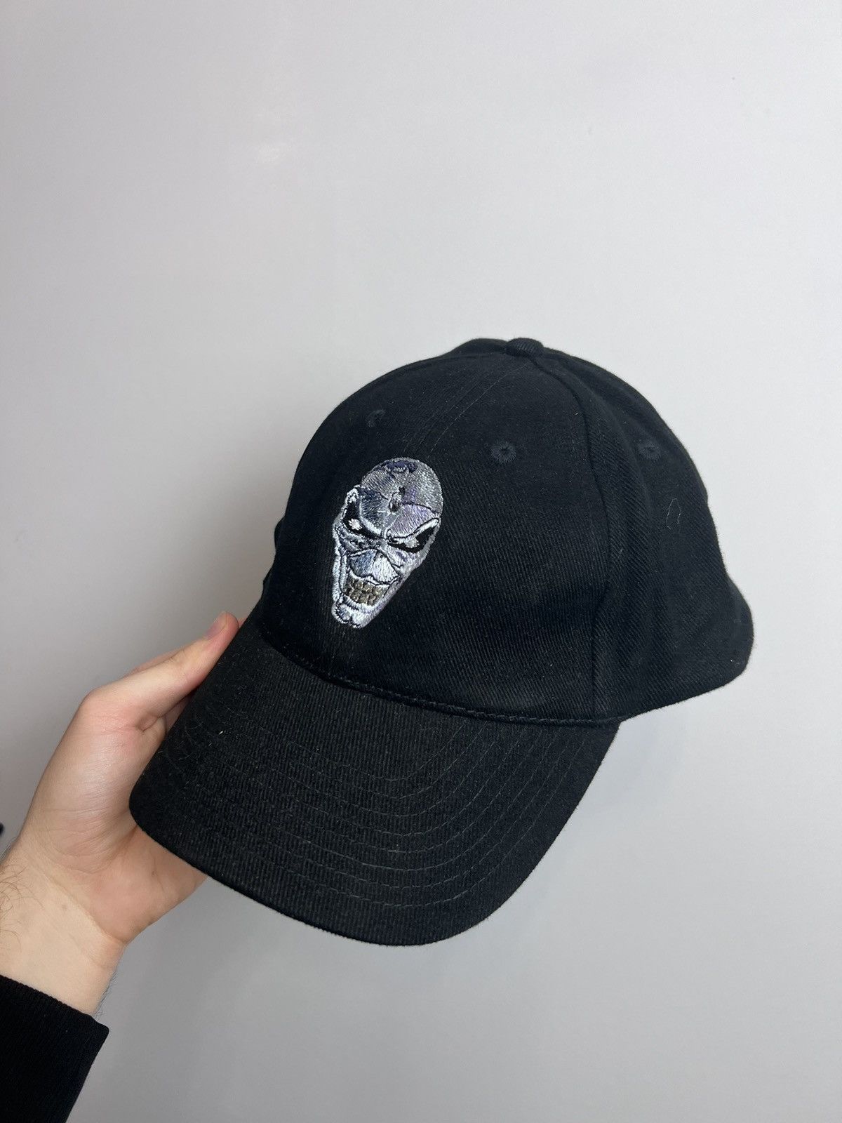 Band Tees Vintage 90s Iron Maiden Rock Metal Band Dad Cap Hat Grail Size ONE SIZE - 3 Thumbnail