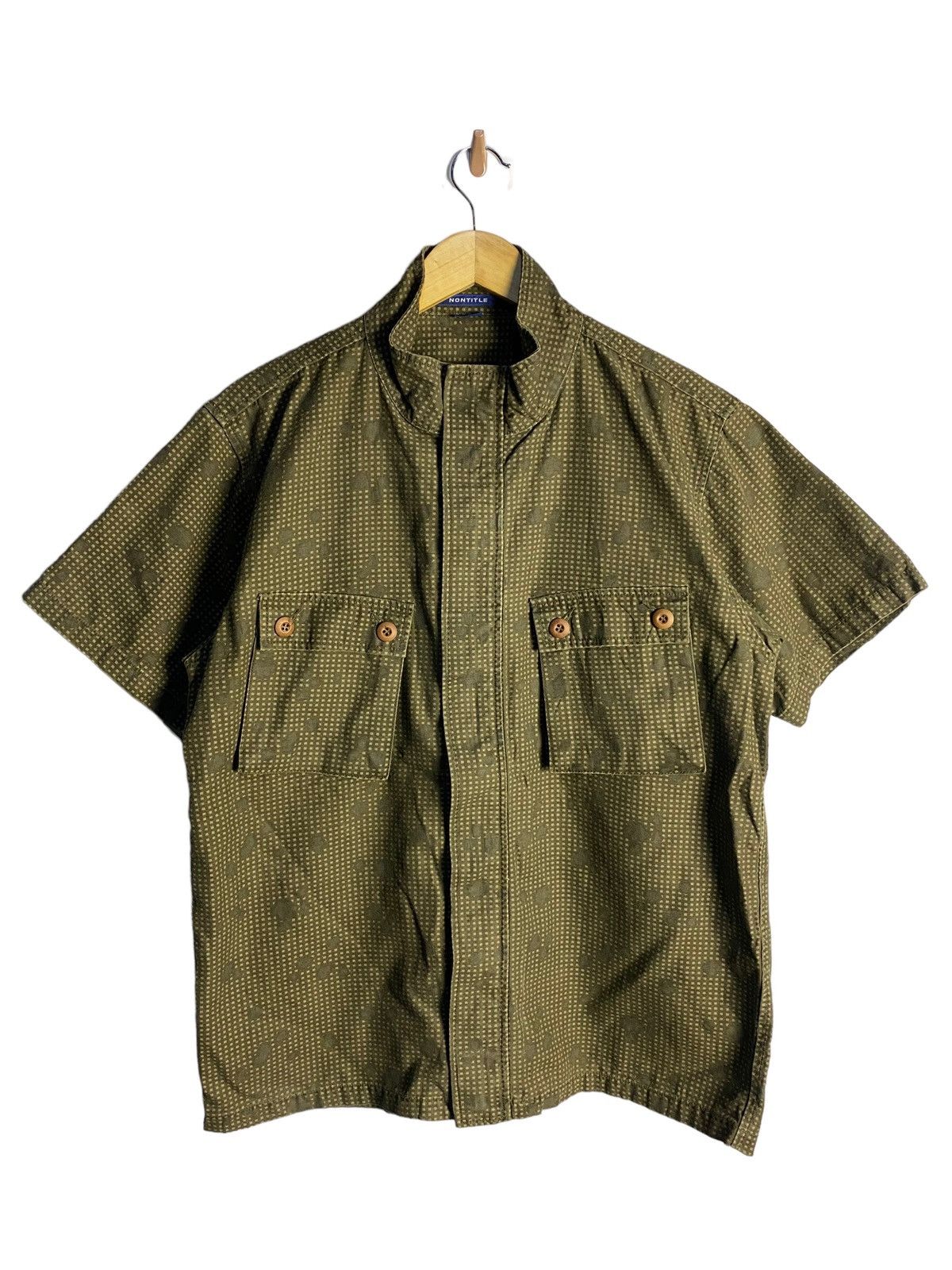 🔥SALE🔥NONTITLE SHIRTS JACKET MILITARY STYLE MADE IN JAPAN