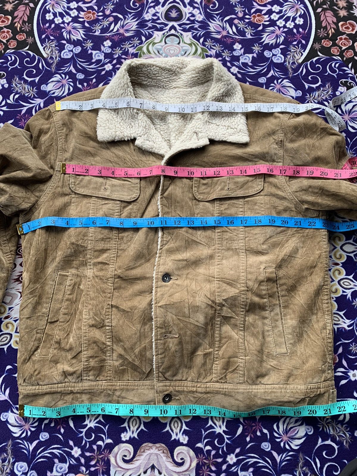 GU GU Japan Coduroy Sherpa Jacket Size US L / EU 52-54 / 3 - 5 Thumbnail