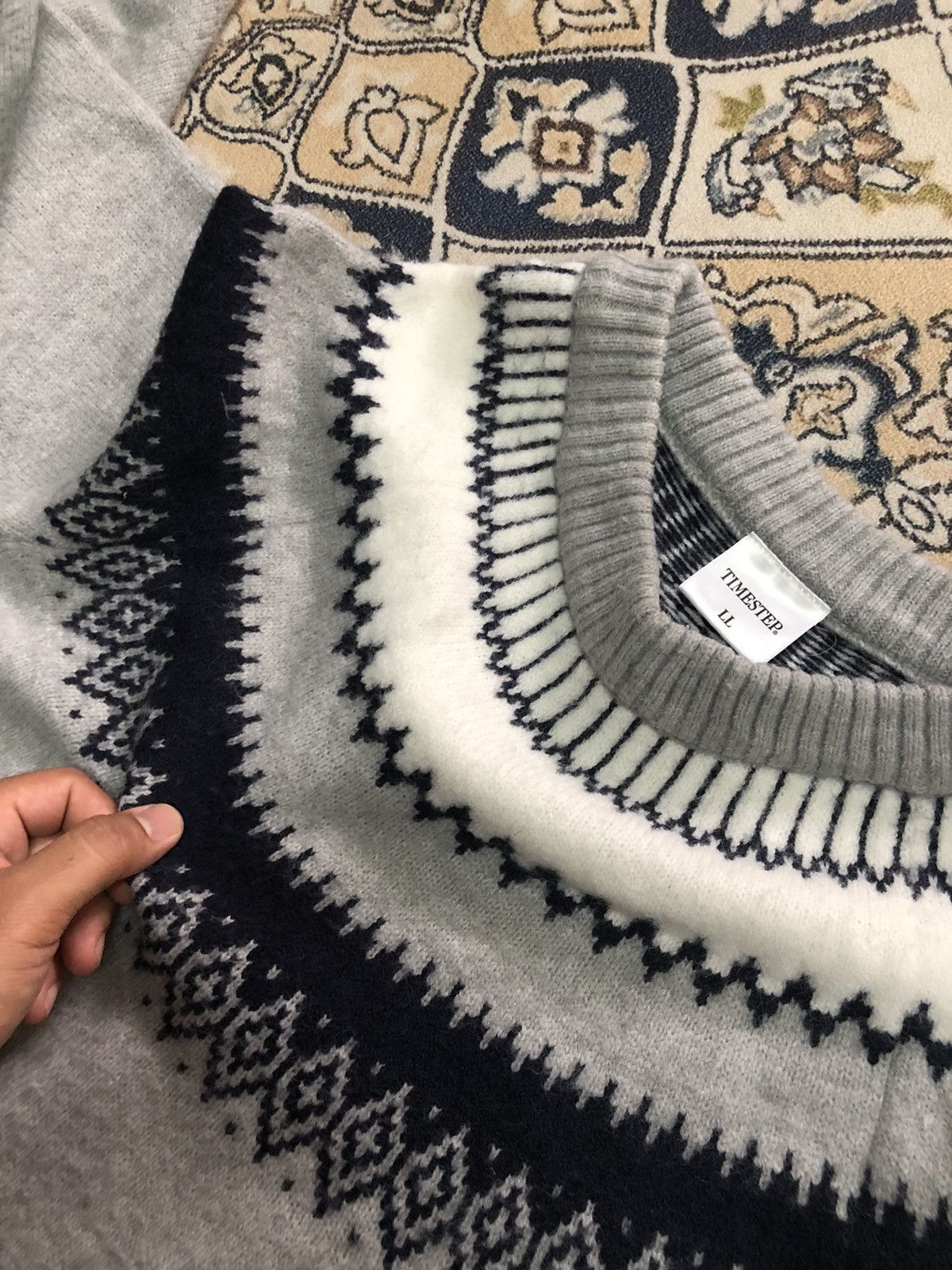 Japanese Brand Givenchy Design by Timestep Knitwear Sweater Size XL / US 12-14 / IT 48-50 - 12 Thumbnail