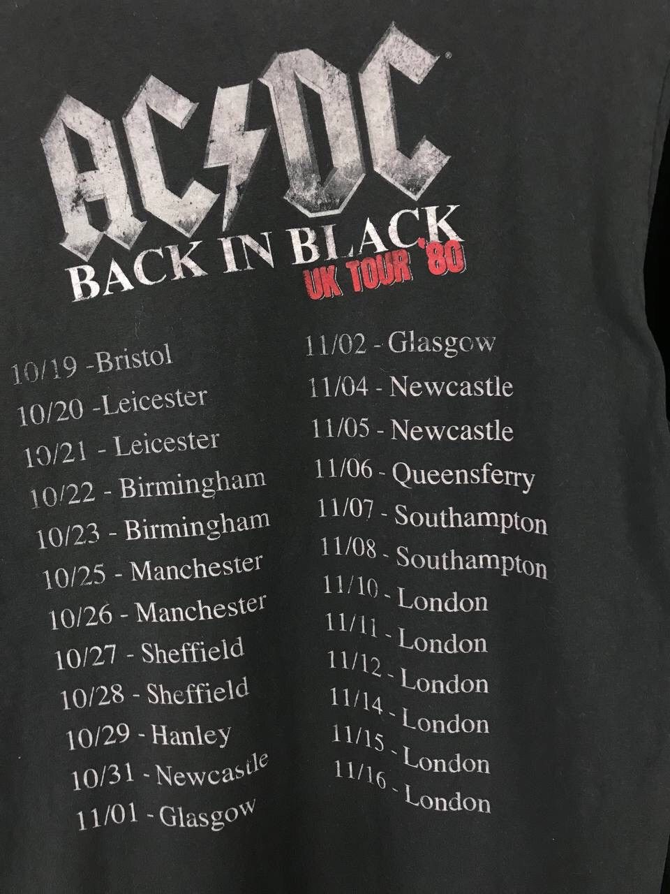AC/DC × Band Tees × Vintage AC/DC vintage rock band tour longsleeve Size US M / EU 48-50 / 2 - 7 Thumbnail