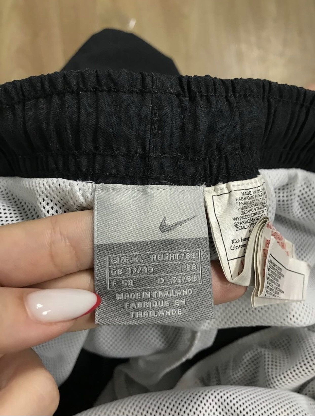 Nike × Vintage Nike swoosh streetwear vintage shorts Size US 34 / EU 50 - 3 Thumbnail