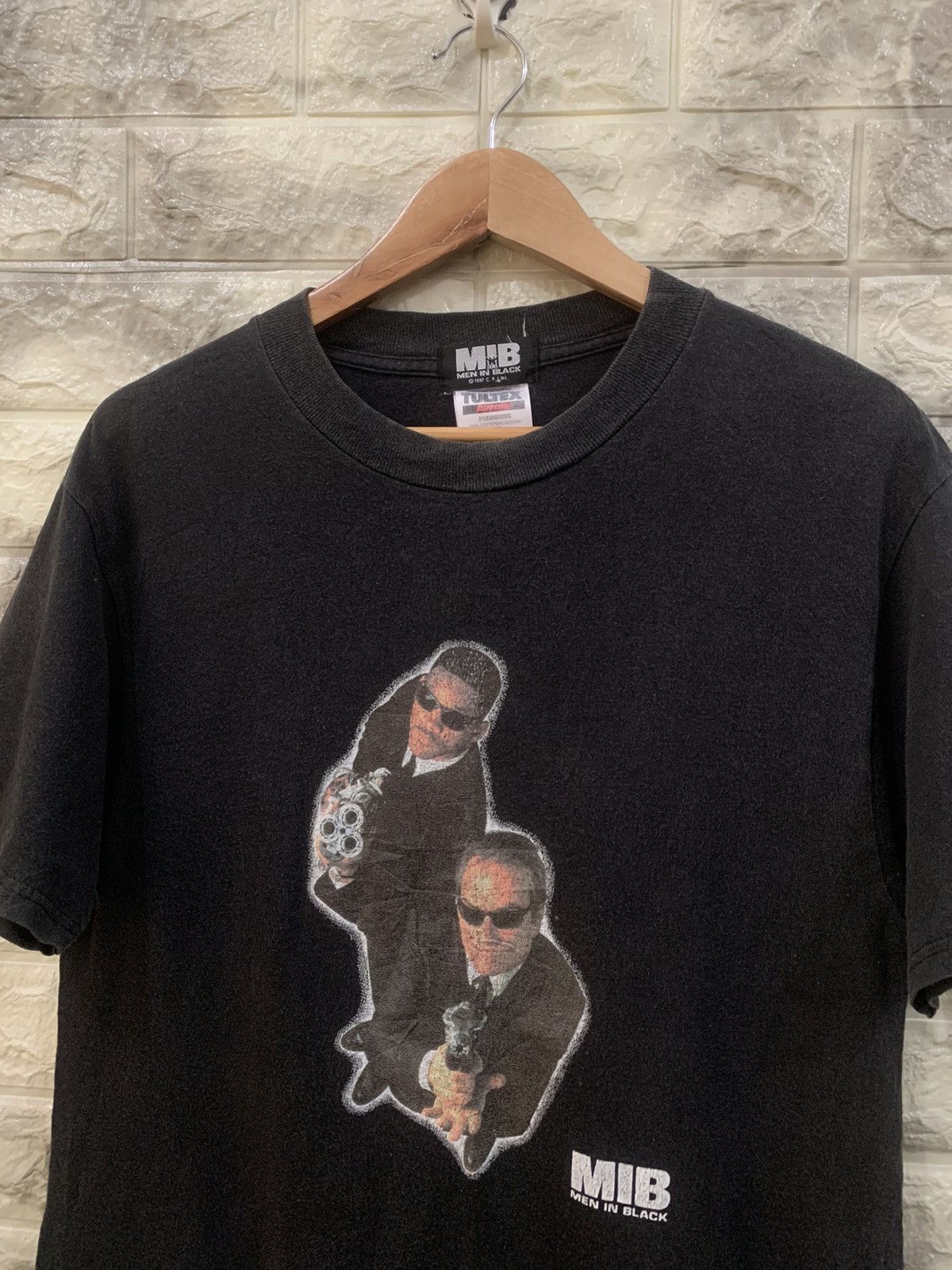 Vintage 🔥Vintage 90’s Men In Black Movie black tees Size US M / EU 48-50 / 2 - 6 Thumbnail