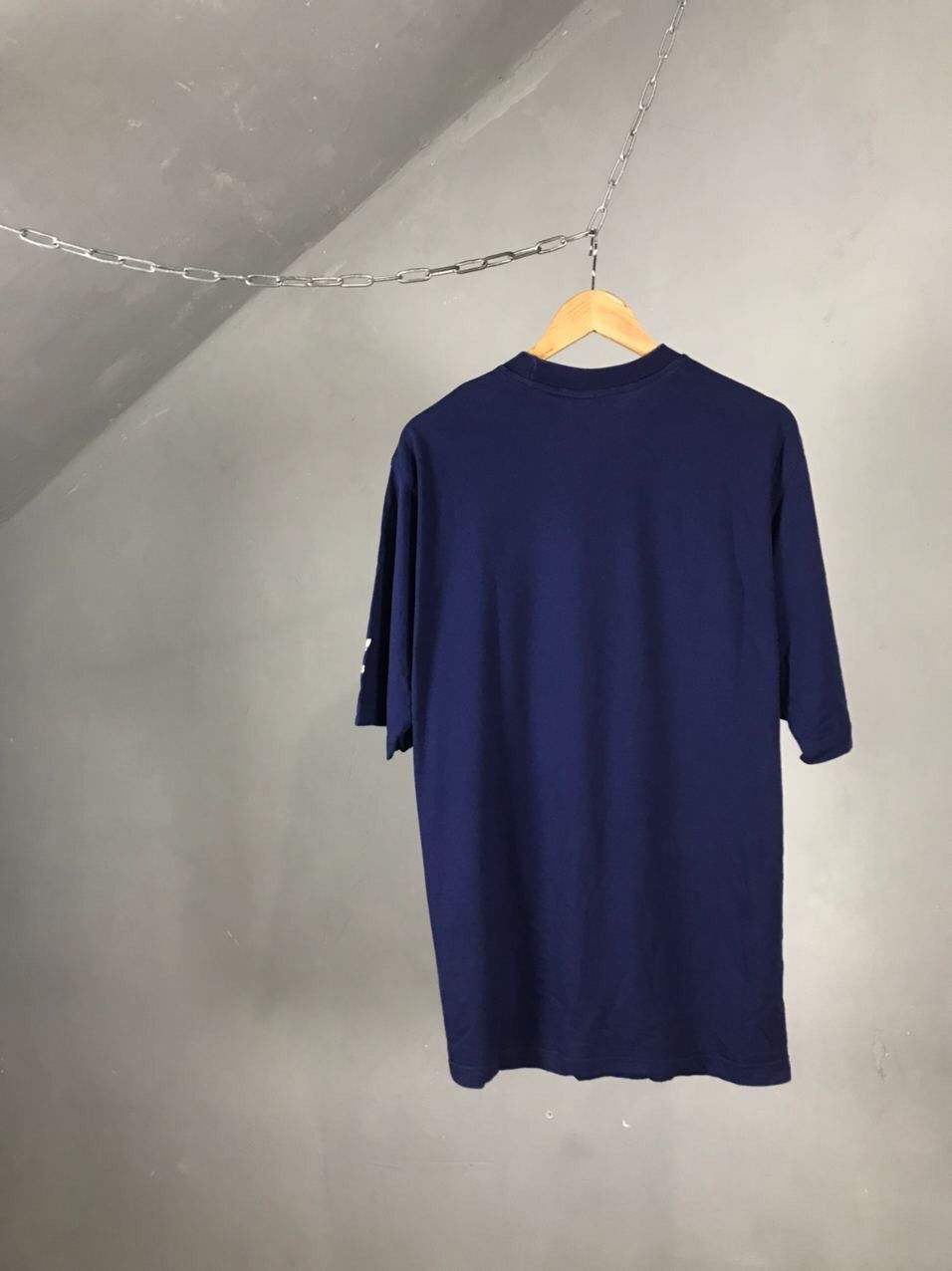 Adidas Adidas Vintage Navy Blue Tee Size US XXL / EU 58 / 5 - 8 Thumbnail