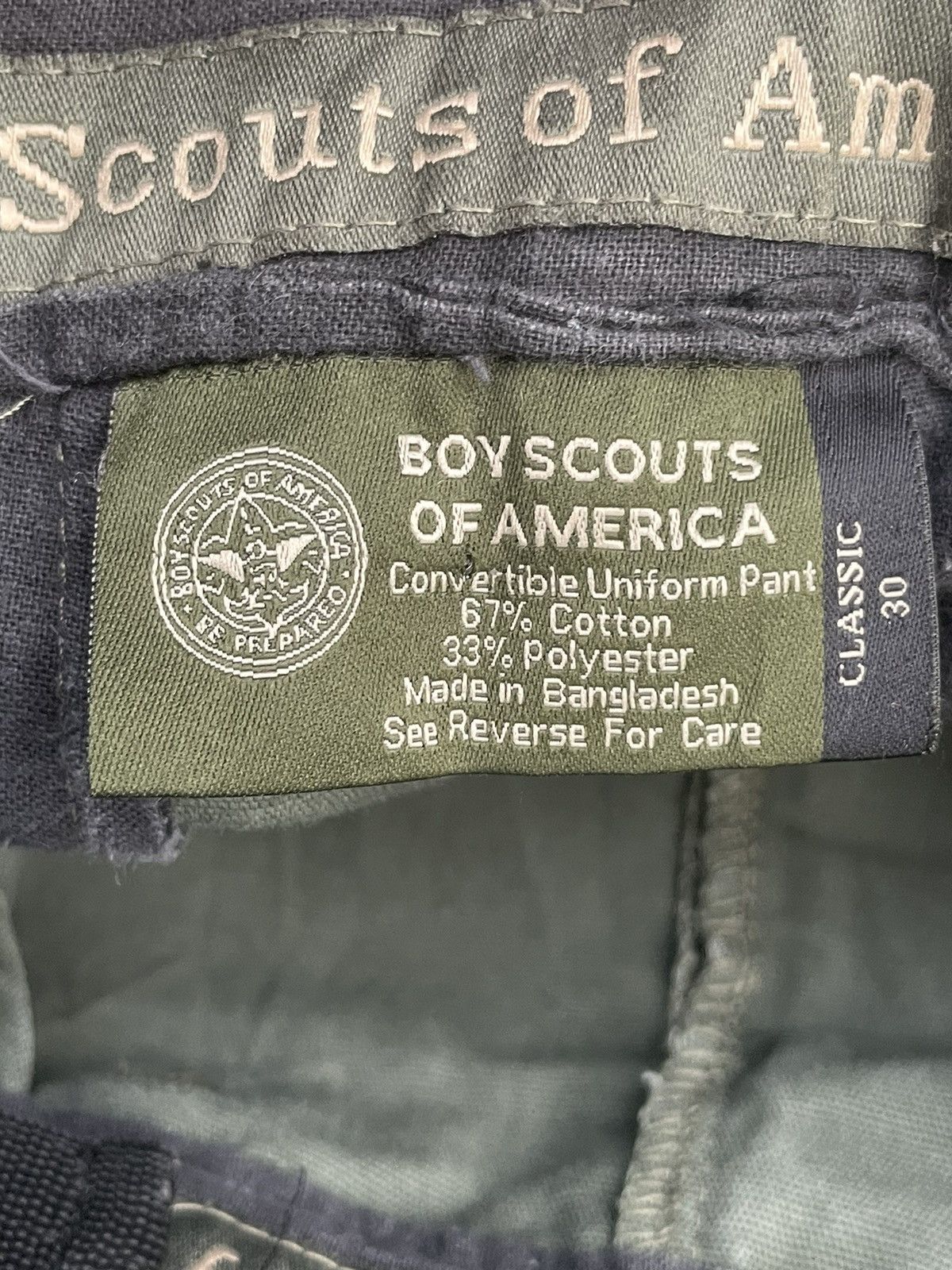 Vintage Boy Scouts Of America Cargo Short Trouser Size US 32 / EU 48 - 13 Thumbnail
