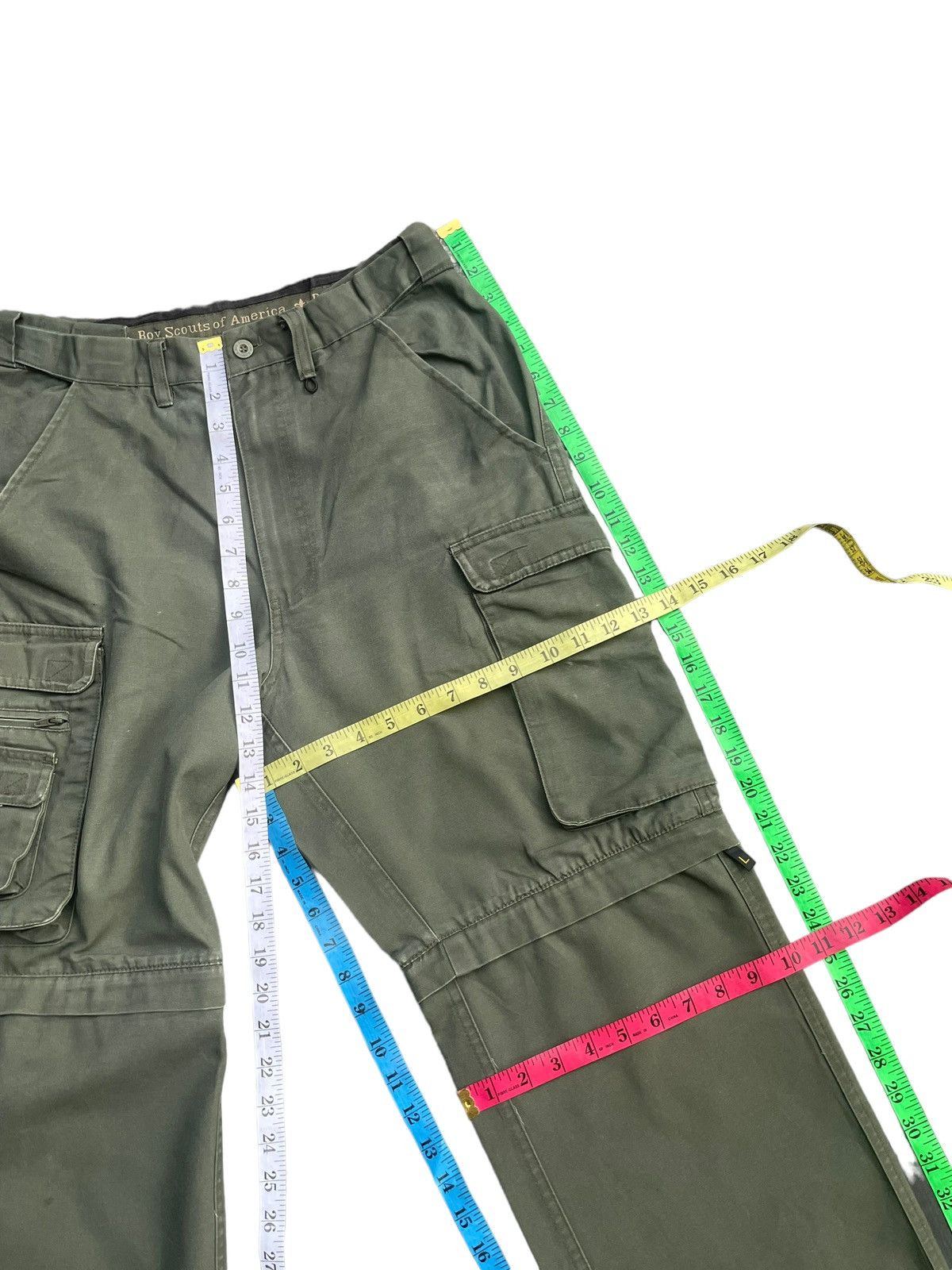 Vintage Boy Scouts Of America Cargo Short Trouser Size US 32 / EU 48 - 18 Thumbnail